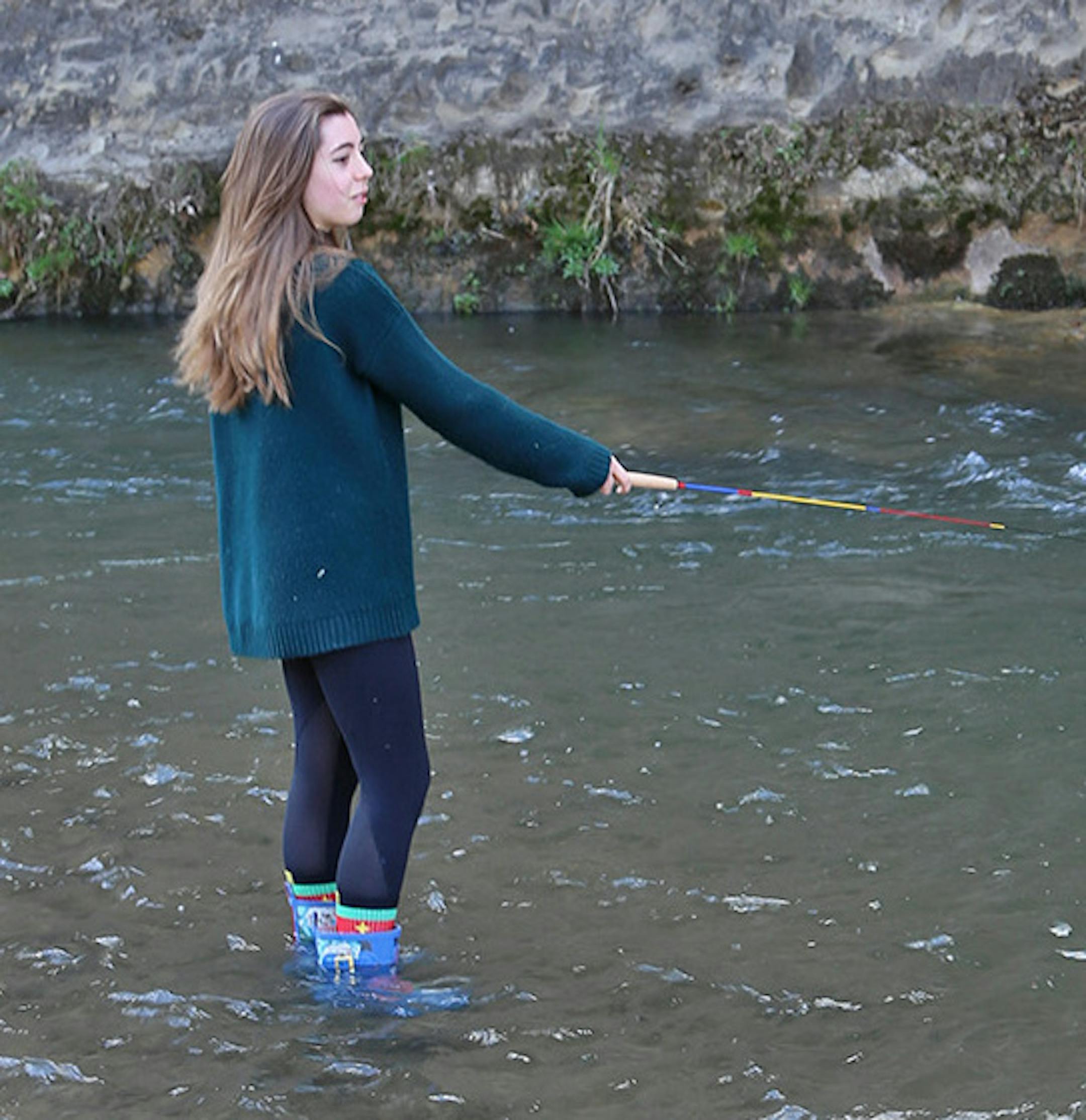 Natalie Quinn, 13, of Seattle, Wash., fished for trout last week with her uncle, Bob Quinn of Golden Valley, during the catch-and-release season that preceded Saturday's trout opener.