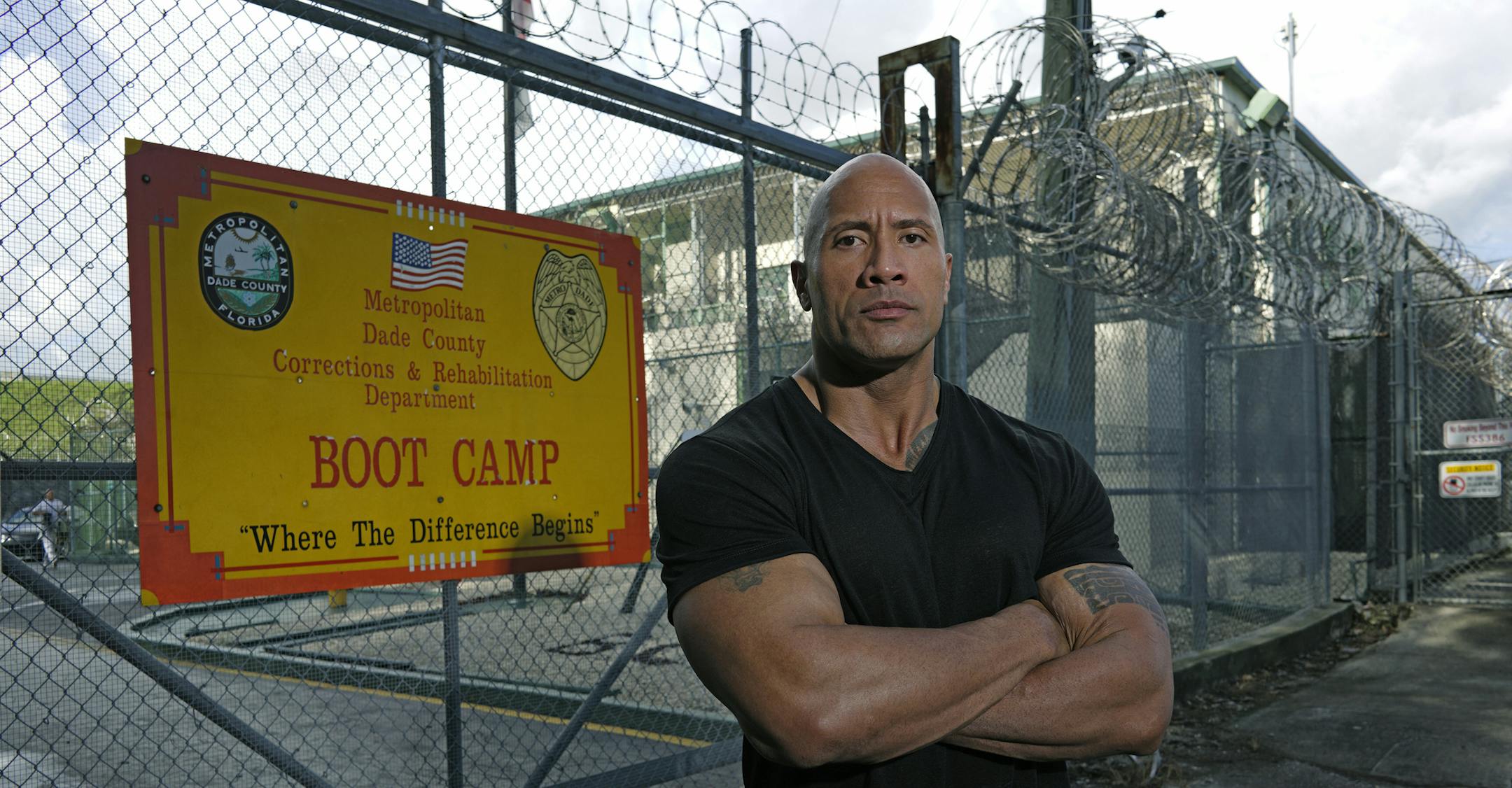 Dwayne Johnson in "Rock and a Hard Place."