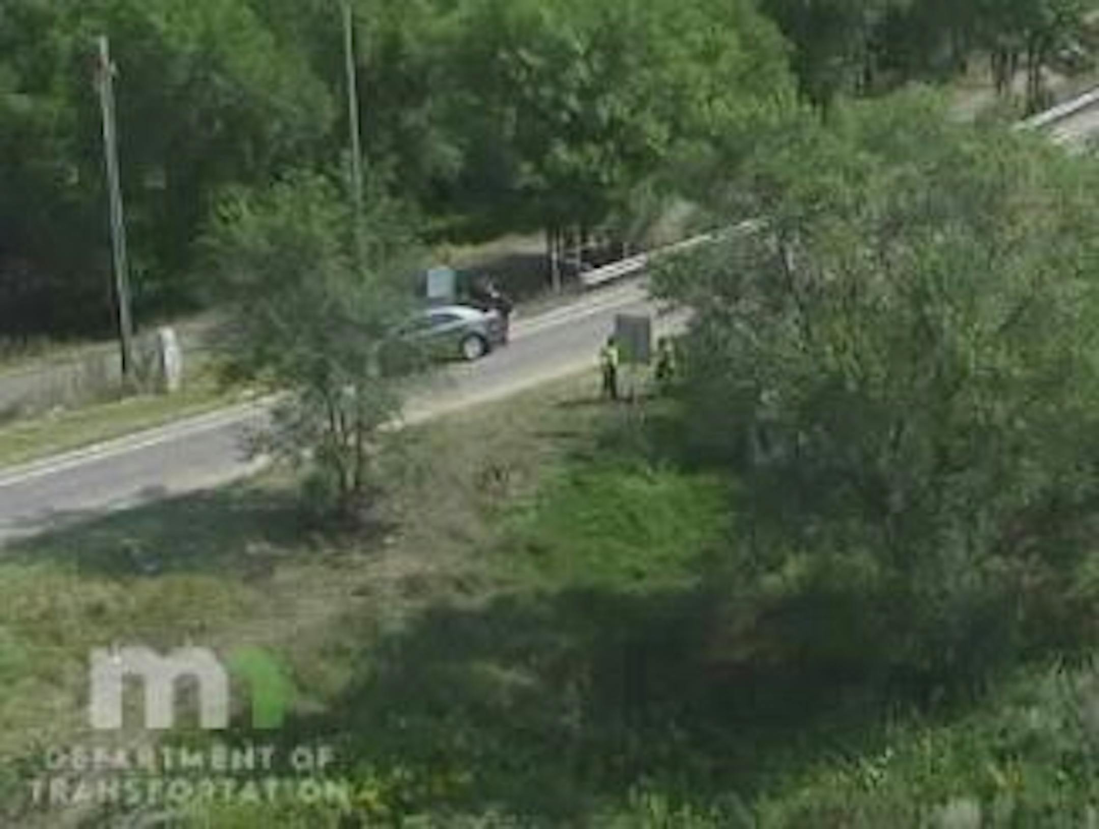 A motorcyclist crashed on this ramp over the weekend.