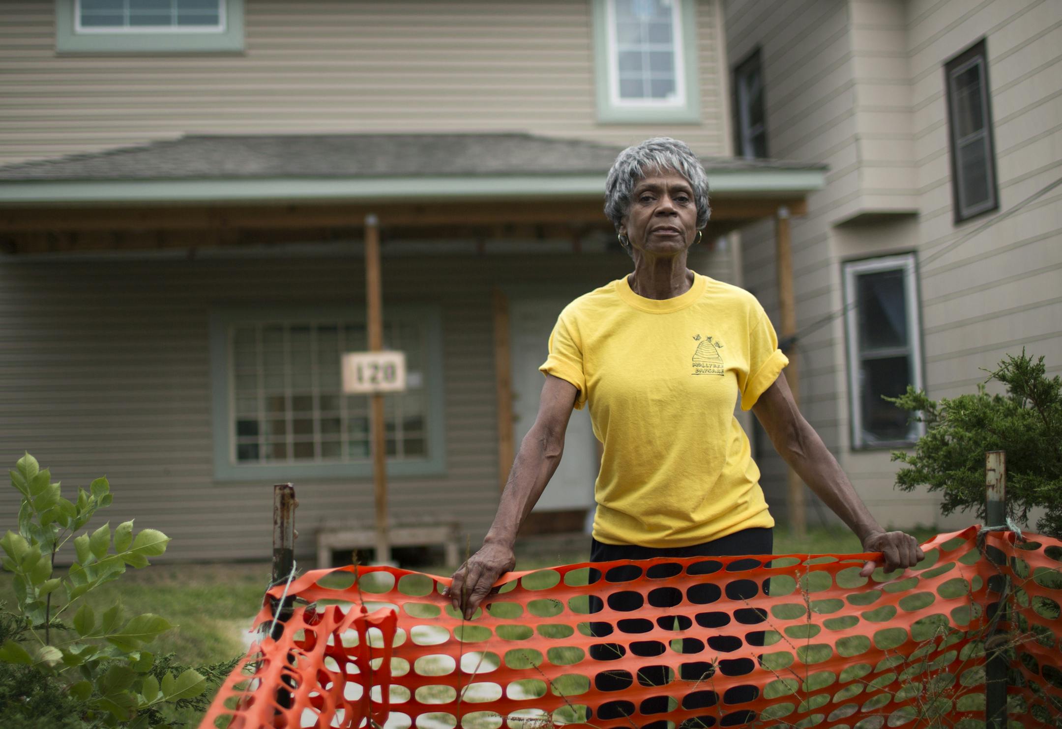 Inez DeMare bought this foreclosed house across the street from where she lives and runs a day care in 1996. It was condemned two years later and went on the city's boarded or vacant list in 2001. Thirteen years later, it's still there, one of five around the city to linger on the list for more than 10 years. ] BRIAN PETERSON ‚Ä¢ brian.peterson@startribune.com Minneapolis, MN 08/28/14