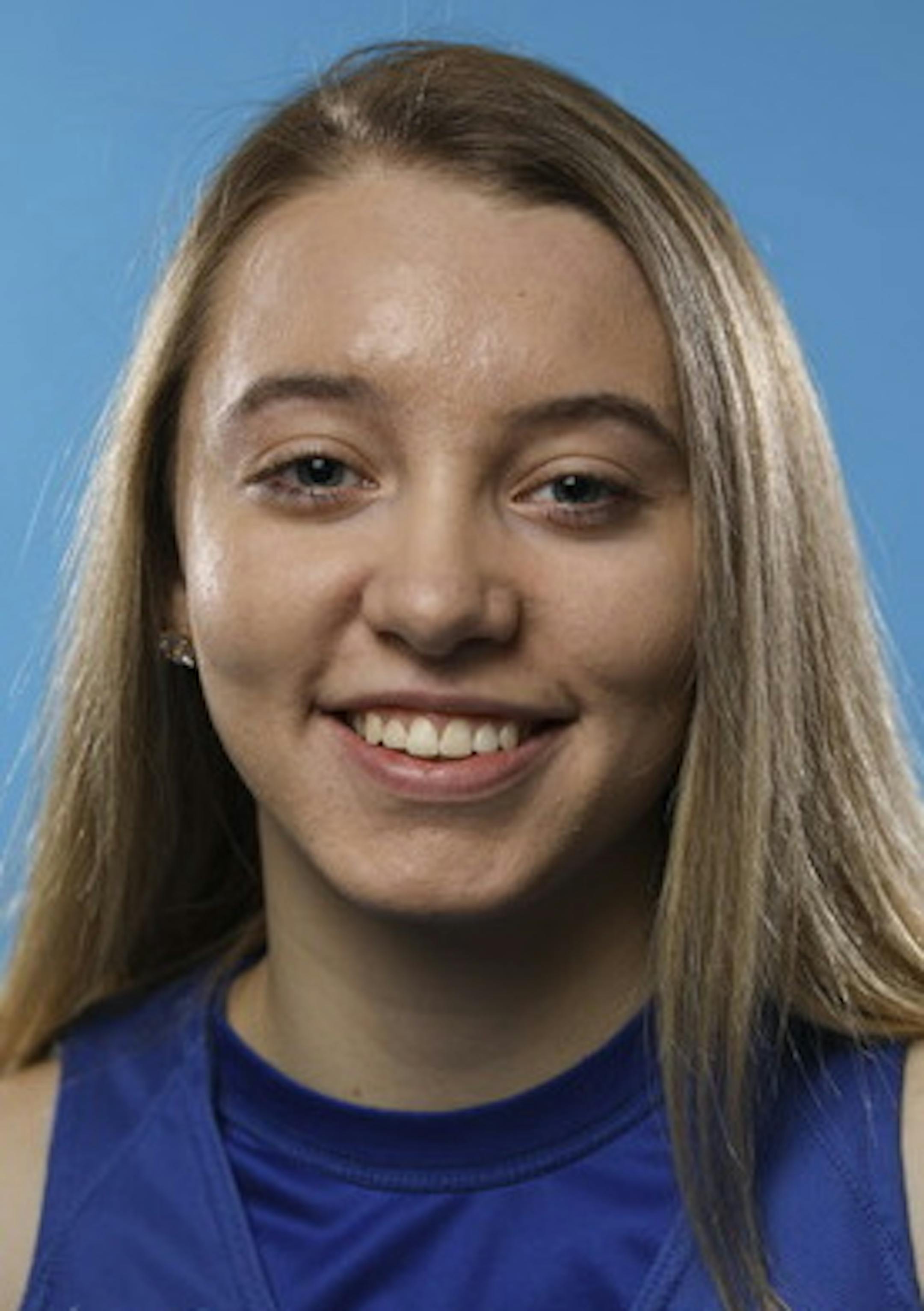 The Star Tribune's Girls' All-Metro Basketball Team Player of the Year Paige Bueckers of Hopkins. ] JEFF WHEELER &#x2022; jeff.wheeler@startribune.com The Star Tribune's Girls' All-Metro Basketball Team was photographed in the studio Sunday afternoon, March 11, 2018. ORG XMIT: MIN1803121231377798 ORG XMIT: MIN1803191436232405