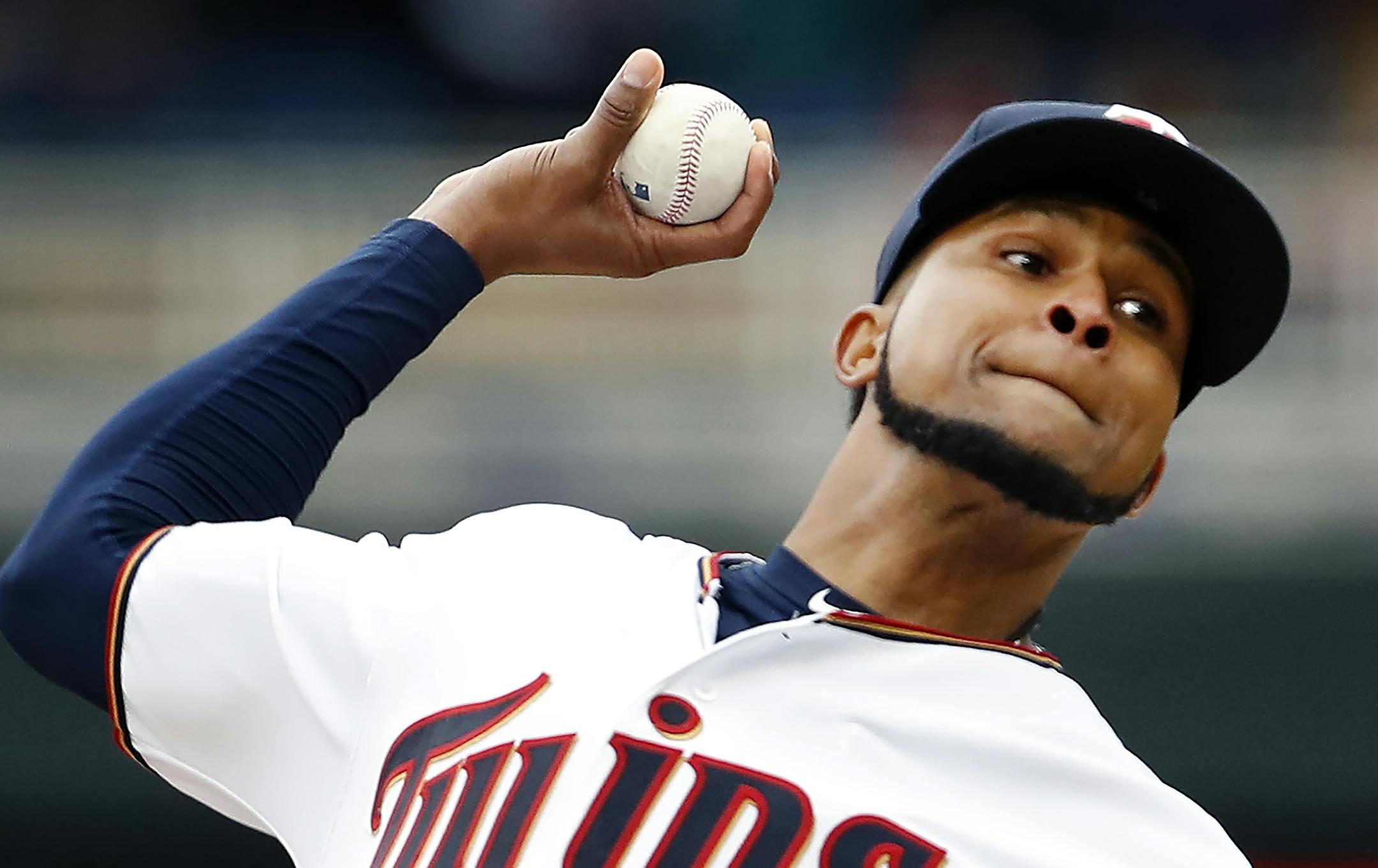 Minnesota Twins starting pitcher Ervin Santana ] CARLOS GONZALEZ ï† cgonzalez@startribune.com - May 19, 2017, Minneapolis, MN, Target Field, MLB, Minnesota Twins vs. Colorado Rockies