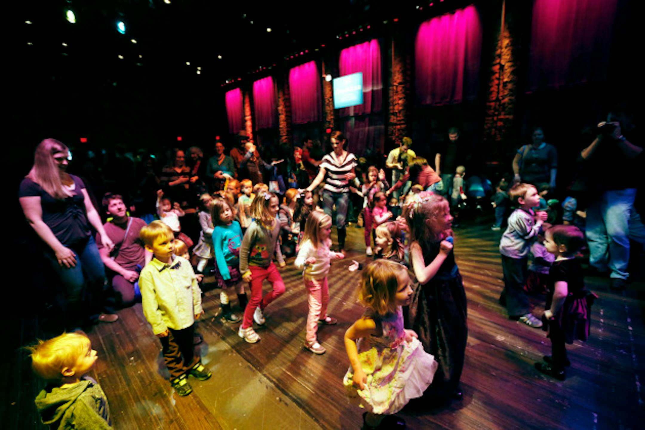 The Kids Disco area was jamming as usual during Rock the Cradle 2013. / Jerry Holt, Star Tribune