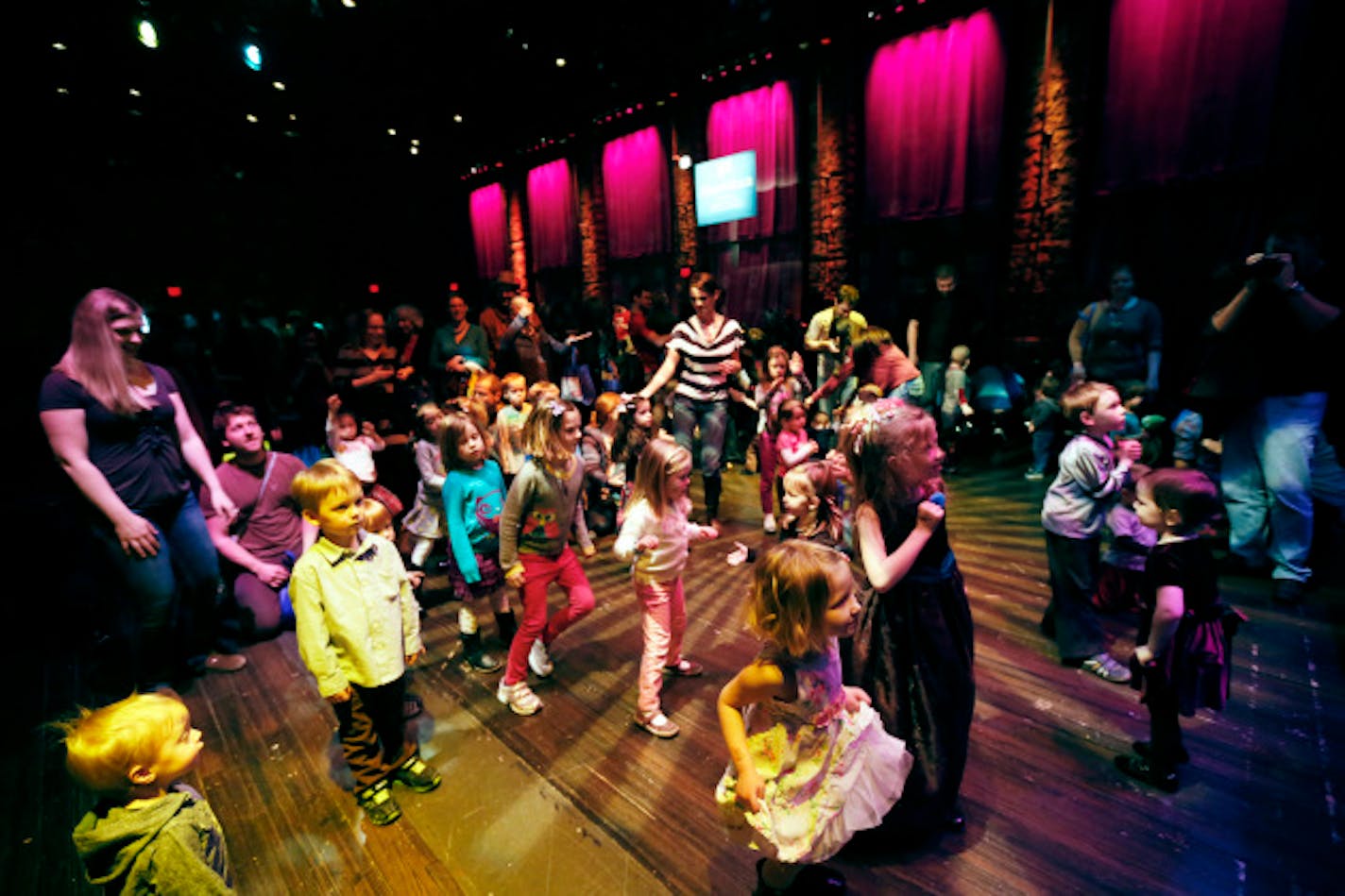 The Kids Disco area was jamming as usual during Rock the Cradle 2013. / Jerry Holt, Star Tribune