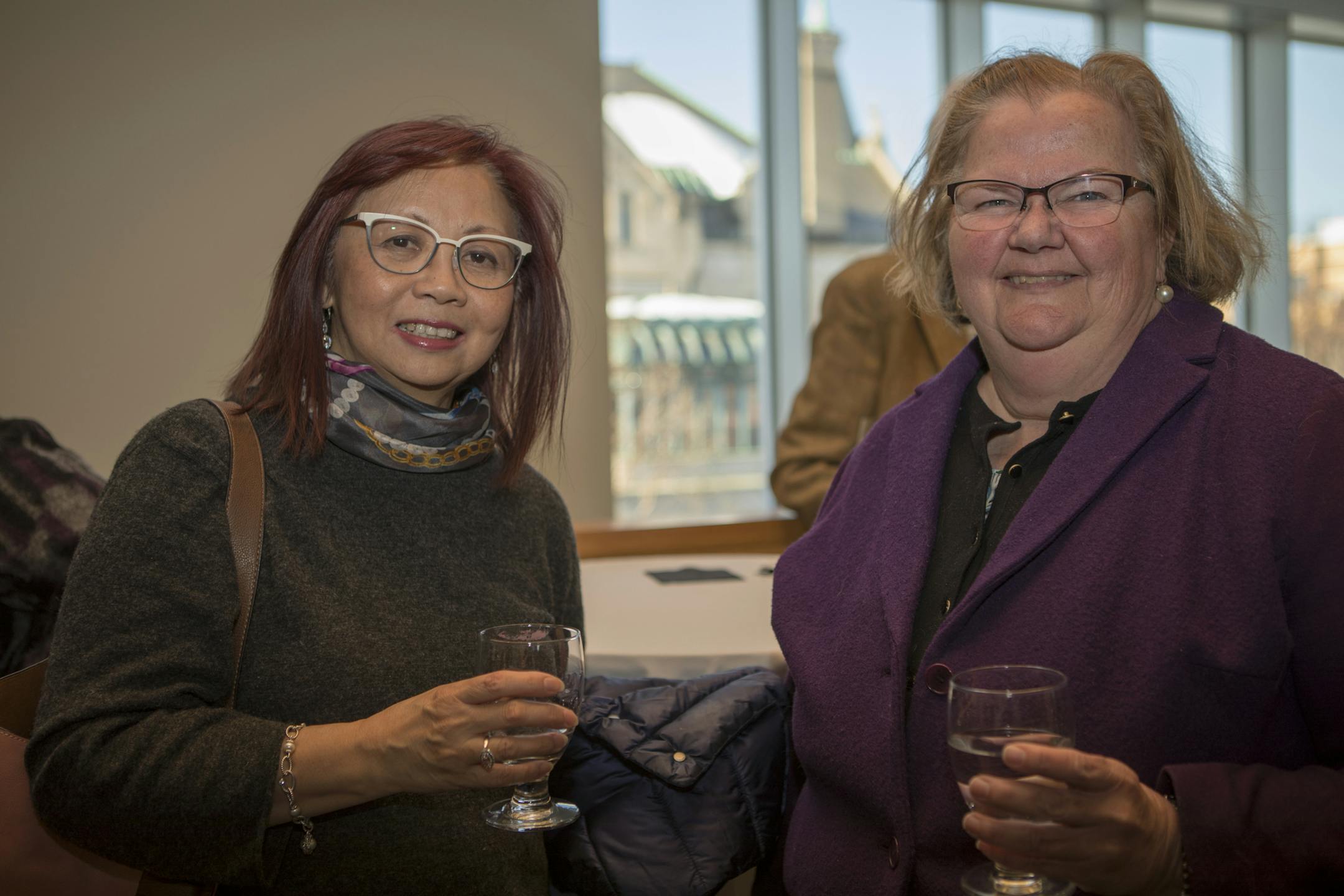 Wini Wu and Brenda Schultz.