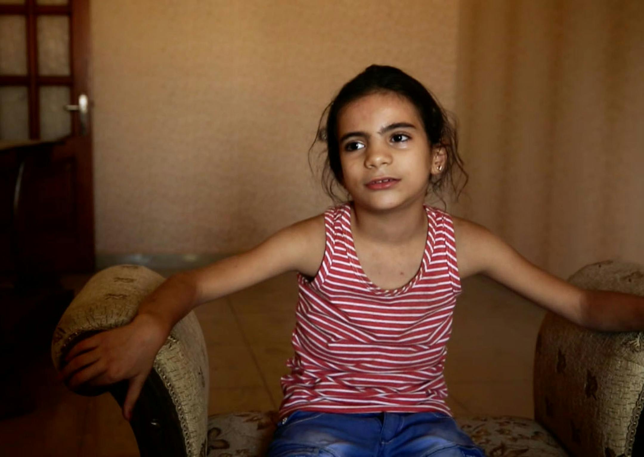 FRONTLINE's"Children of Syria" tells the story of four children surviving in war-torn Aleppo, and their escape to a new life in Germany. The film follows the family over three years, from the siege of their city to the kidnapping of their father to the struggle of becoming refugees. credit: Frontline