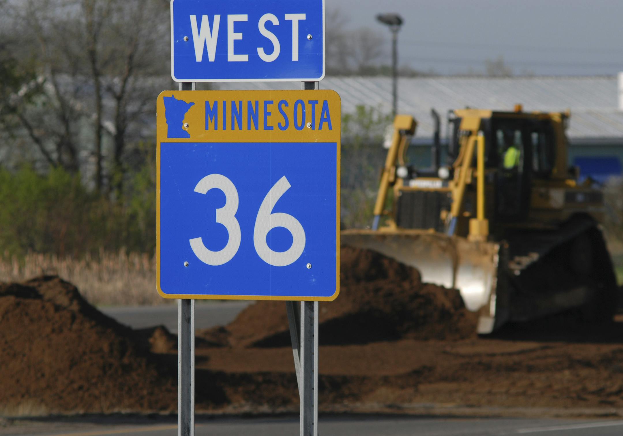 RICHARD SENNOTT&#x2022;rsennott@startribune.com North St Paul, Mn. Tuesday 5/1/2007 Hwy. 36 has been shut down for construction - 40,000 cars have to find alternate routes.
In this photo : Looking West bound on Hwy 36 at Century Ave. with construction begining GENERAL INFORMATION: Hwy. 36 has been shut down for construction - 40,000 cars have to find alternate routes.