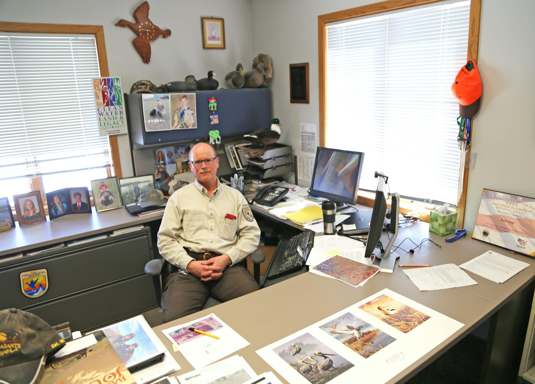 Scot Glup is project leader of the U.S. Fish and Wildlife Service Litchfield Wetland Management District, overseeing 153 federal Waterfowl Production Areas in seven south-central Minnesota counties. Extensive upland and wetland wildlife habitat work that Glup's crews are responsible for each spring and summer has been delayed considerably — and in some instances postponed until next year — because of heavy and persistent rains.