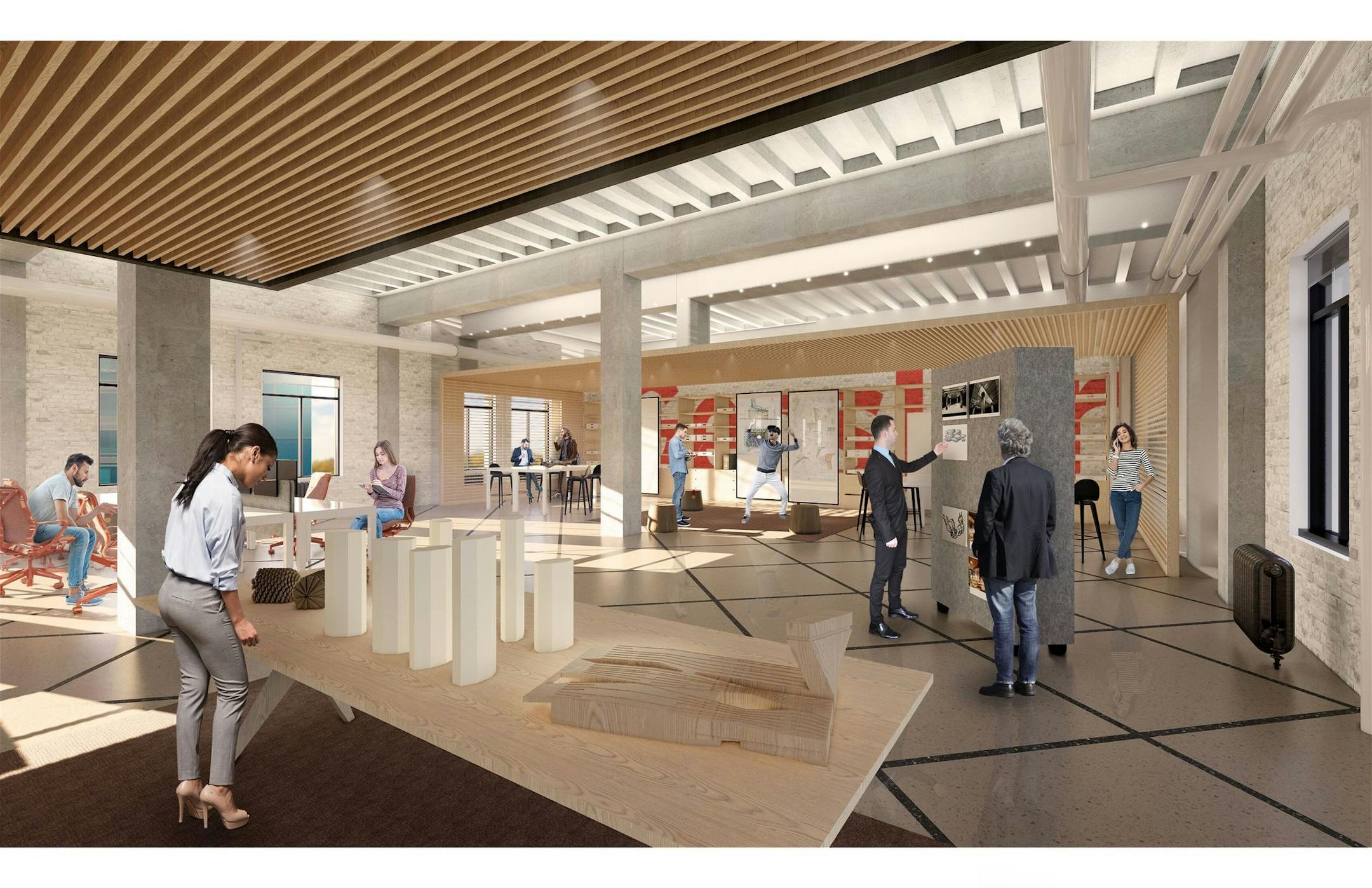 Gensler plans to have a flexible new office.
Courtesy of Gensler Minneapolis