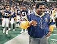 Minnesota Vikings coach Dennis Green is doused with Gatorade after a 27-7 victory over the Green Bay Packers at the Metrodome in Minneapolis, Sunday D