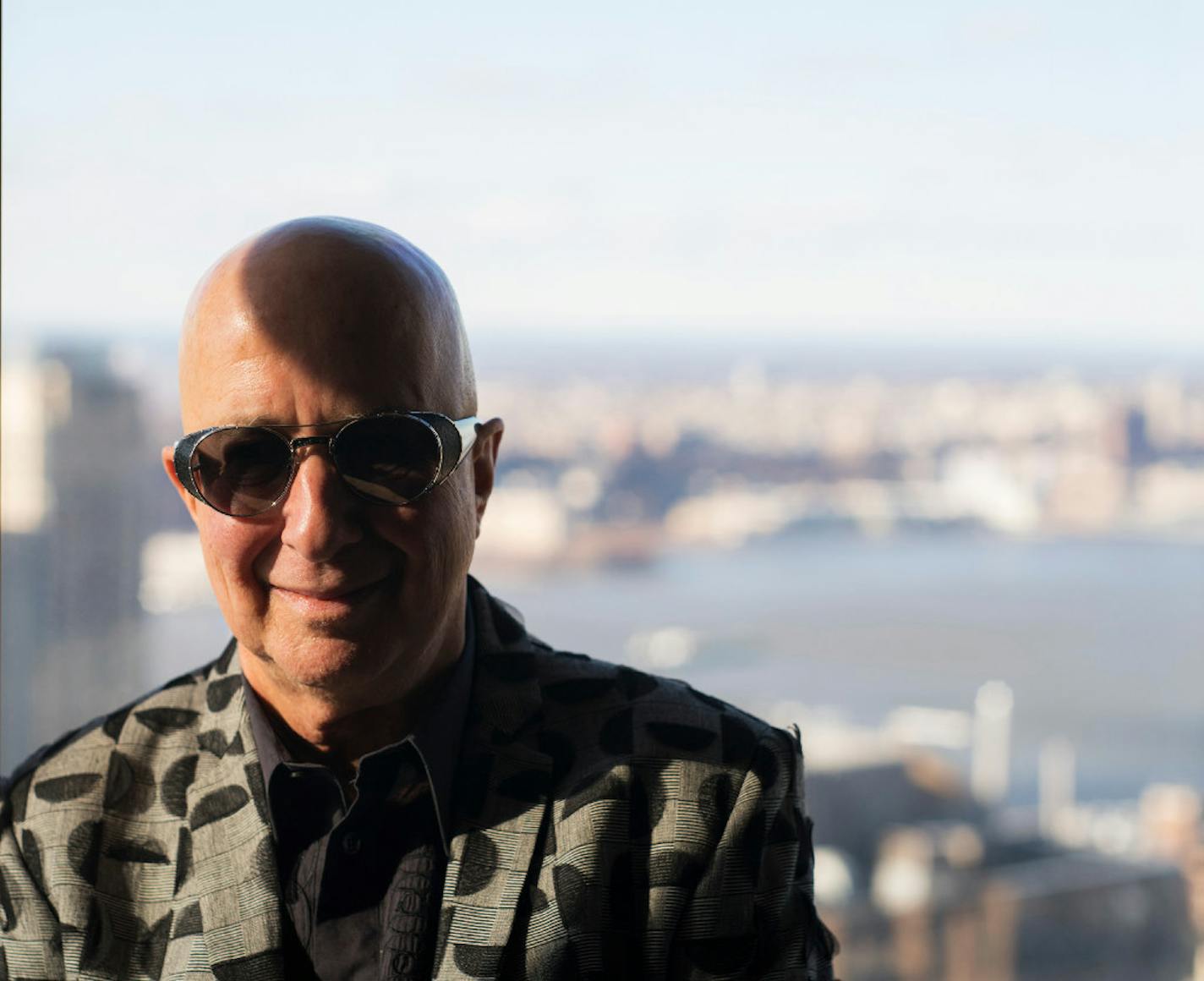 Paul Shaffer at his apartment in New York.