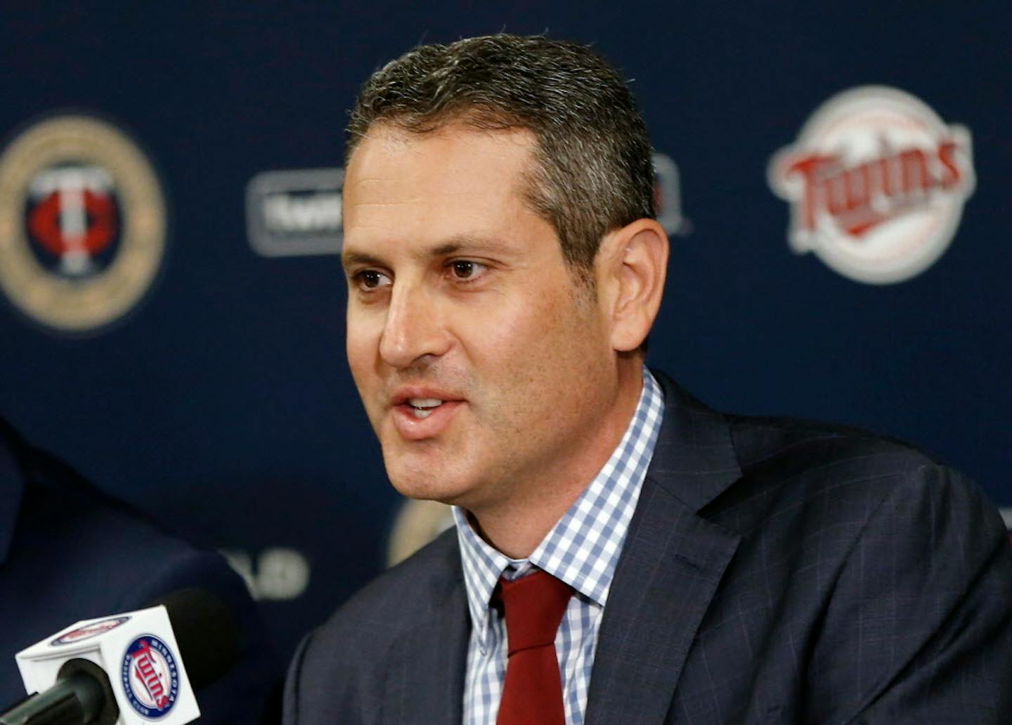 Twins General Manager Thad Levine wants more experience in the bullpen.