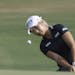 FILE - In this June 2, 2019, file photo, Jeongeun Lee6, of South Korea, chips to the 16th green during the final round of the U.S. Women's Open golf t