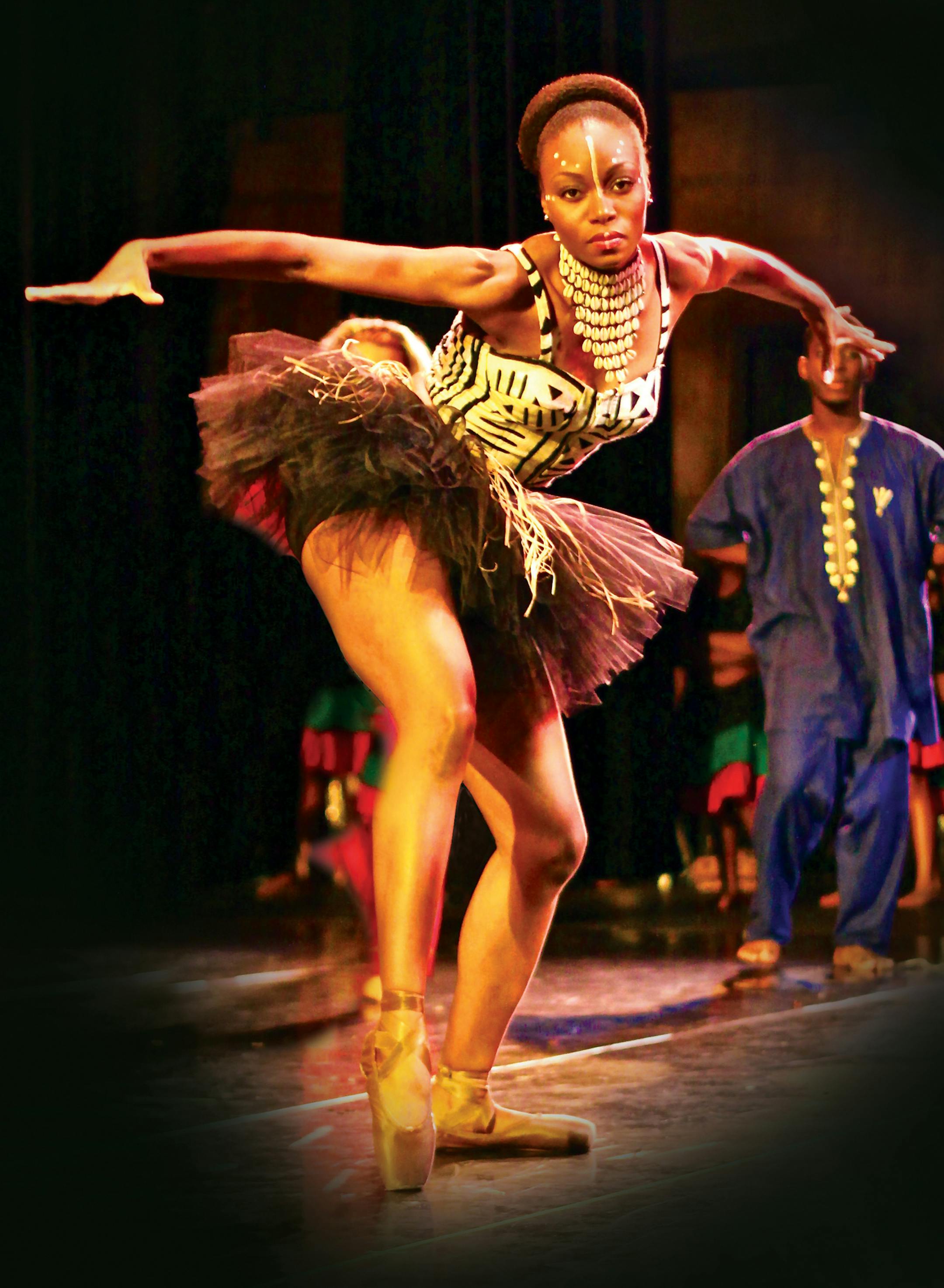 A dancer from Lula Washington Dance Theatre.