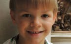Eddie Michalek, 5, was killed Tuesday evening when a tree fell on him in his back yard in Sherburne County.