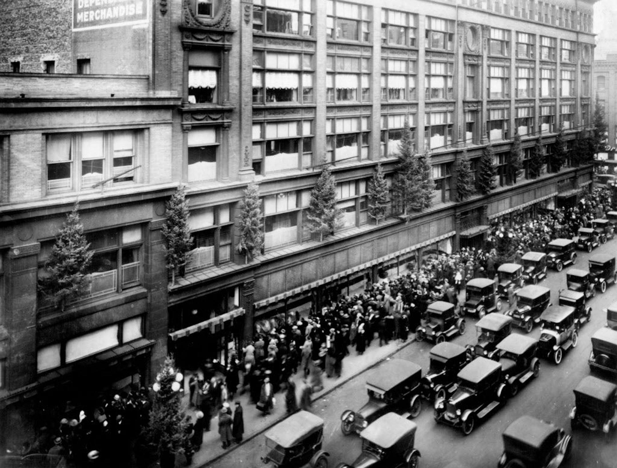 In Christmas season 1923, crowds peered into the decorated windows of the Dayton's in downtown Minneapolis.