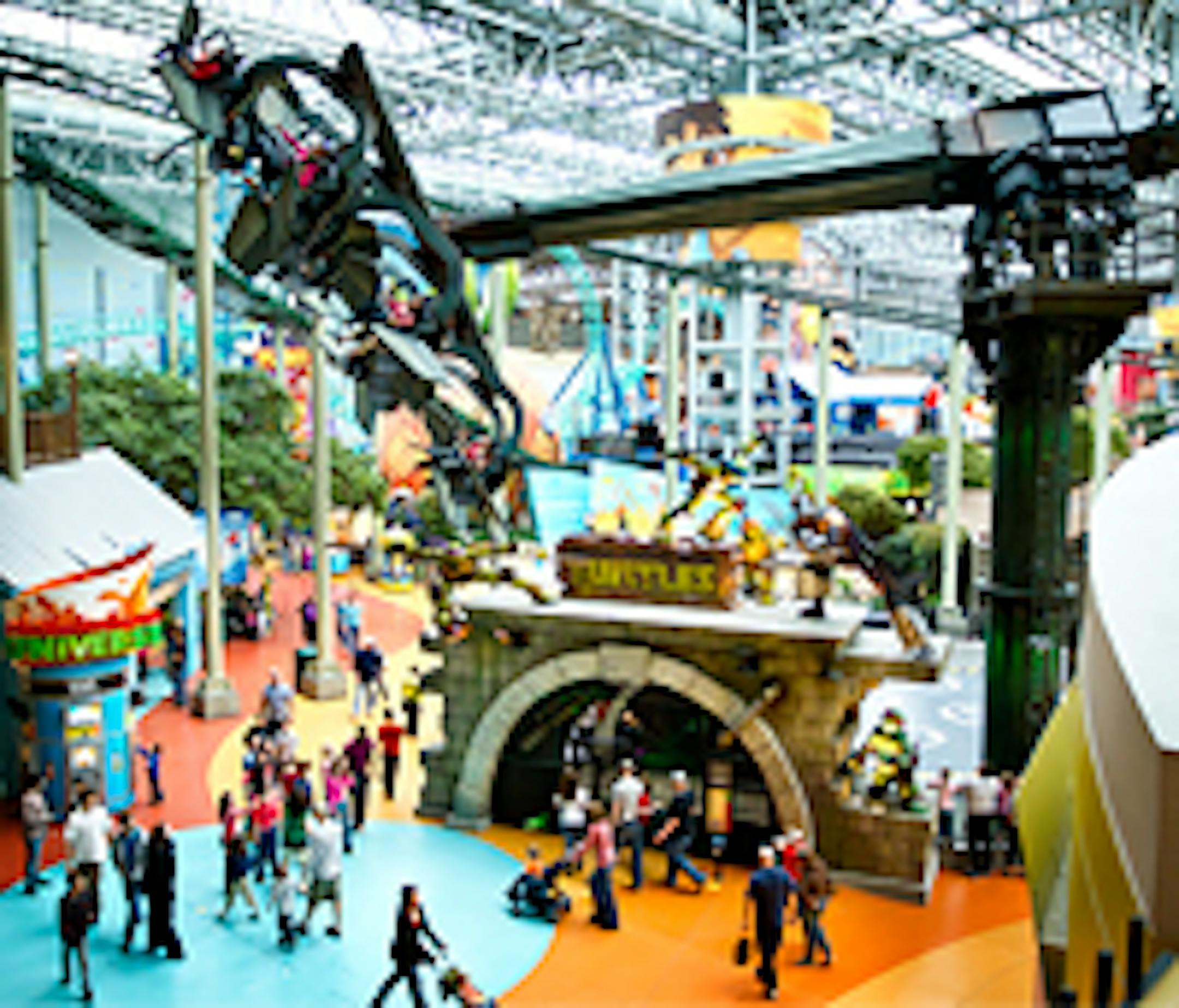 The new Teenage Mutant Ninja Turtles Shell Shock ride at Mall of America