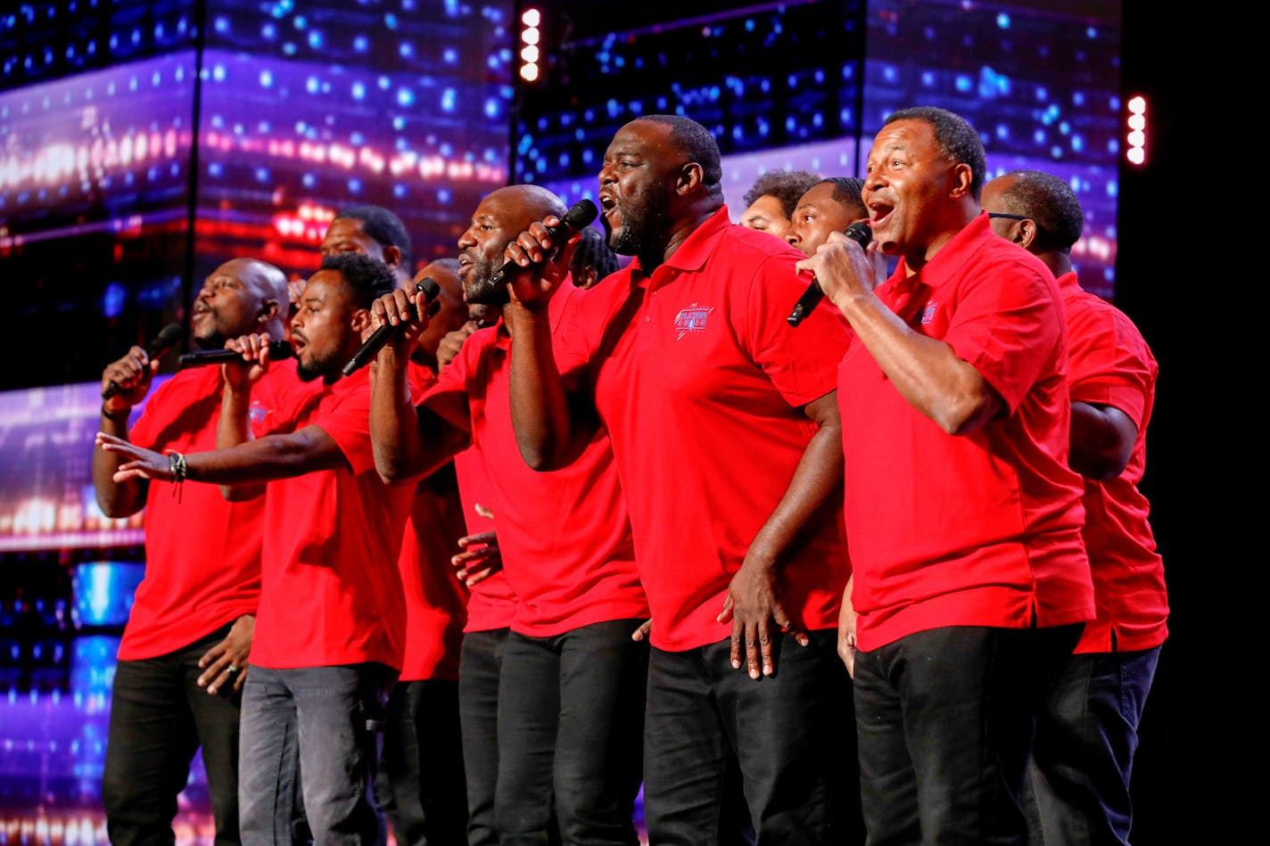 AMERICA'S GOT TALENT — "Auditions" — Pictured: NFL Players Choir — (Photo by: Trae Patton/NBC)