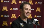 Gophers basketball head coach Richard Pitino spoke to the media before practice Tuesday. ] Aaron Lavinsky • aaron.lavinsky@startribune.com The Gophe