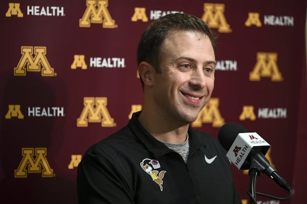 Gophers basketball head coach Richard Pitino spoke to the media before practice Tuesday. ] Aaron Lavinsky • aaron.lavinsky@startribune.com The Gophe
