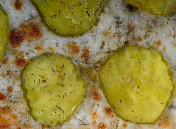 Pickle Pizza was photographed Friday, Aug. 26, 2022 at the Minnesota State Fair in Falcon Heights, Minn. ] aaron.lavinsky@startribune.com Scene at the