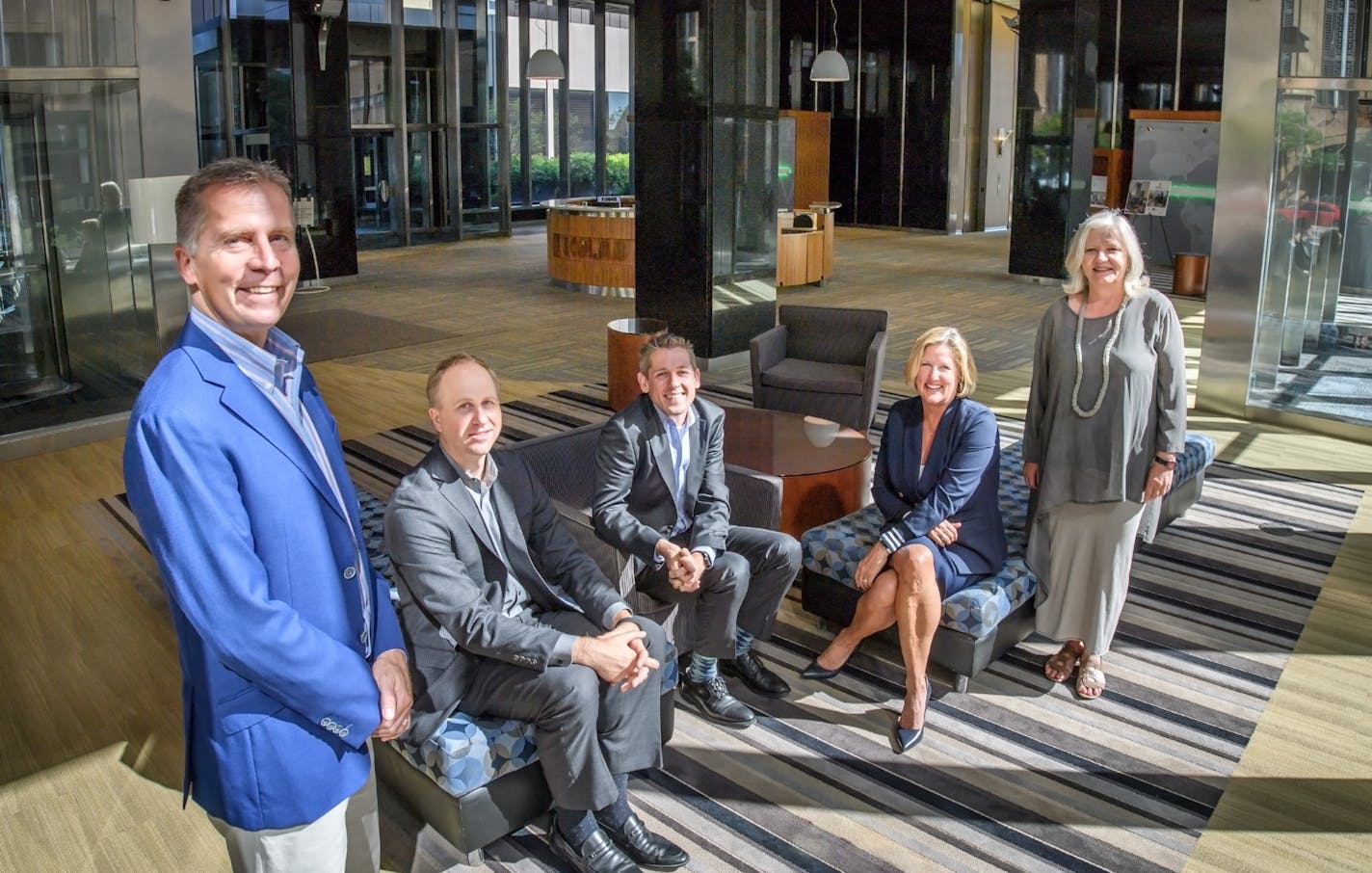 Rich Pakonen, President, PakProperties; Tim Michalski, President and CEO, Lighthouse Software, Inc; Blake Bristow, Vice President of Technology, Reeher; Mary Jayne Crocker, Executive Vice President & Chief Operating Officer, Bridgewater Bank; Tanya Bell, Principal, Grand Real Estate Advisors.
The former Ecolab headquarters will be transformed to Osborn370, a modern tech center in Downtown St. Paul. ] GLEN STUBBE &#x2022; glen.stubbe@startribune.com Tuesday August 8, 2017 The story behind the sto