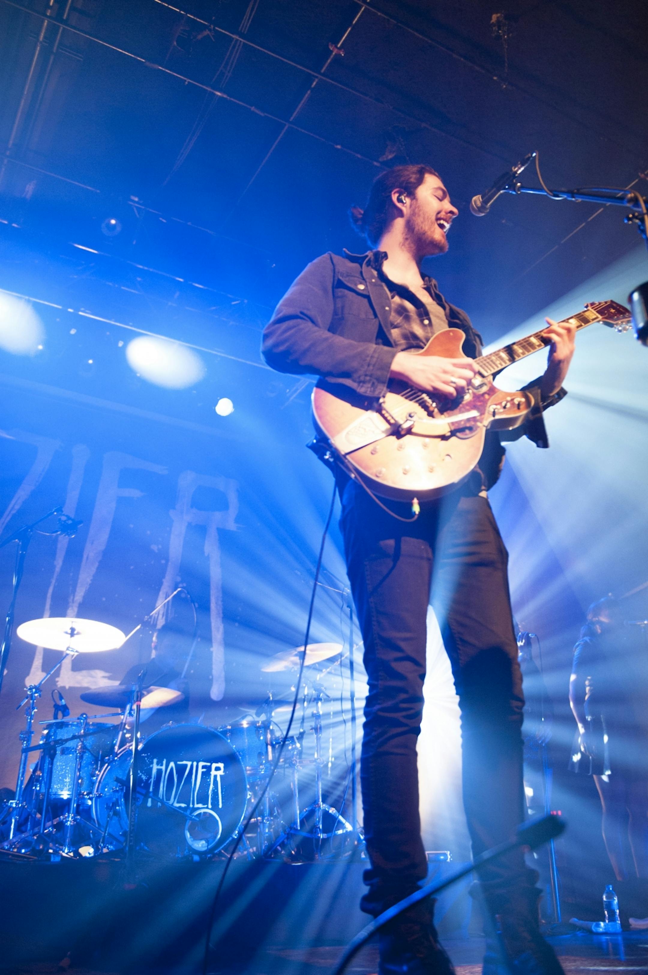Hozier performs at First Avenue on Friday, Feb. 20, 2015.