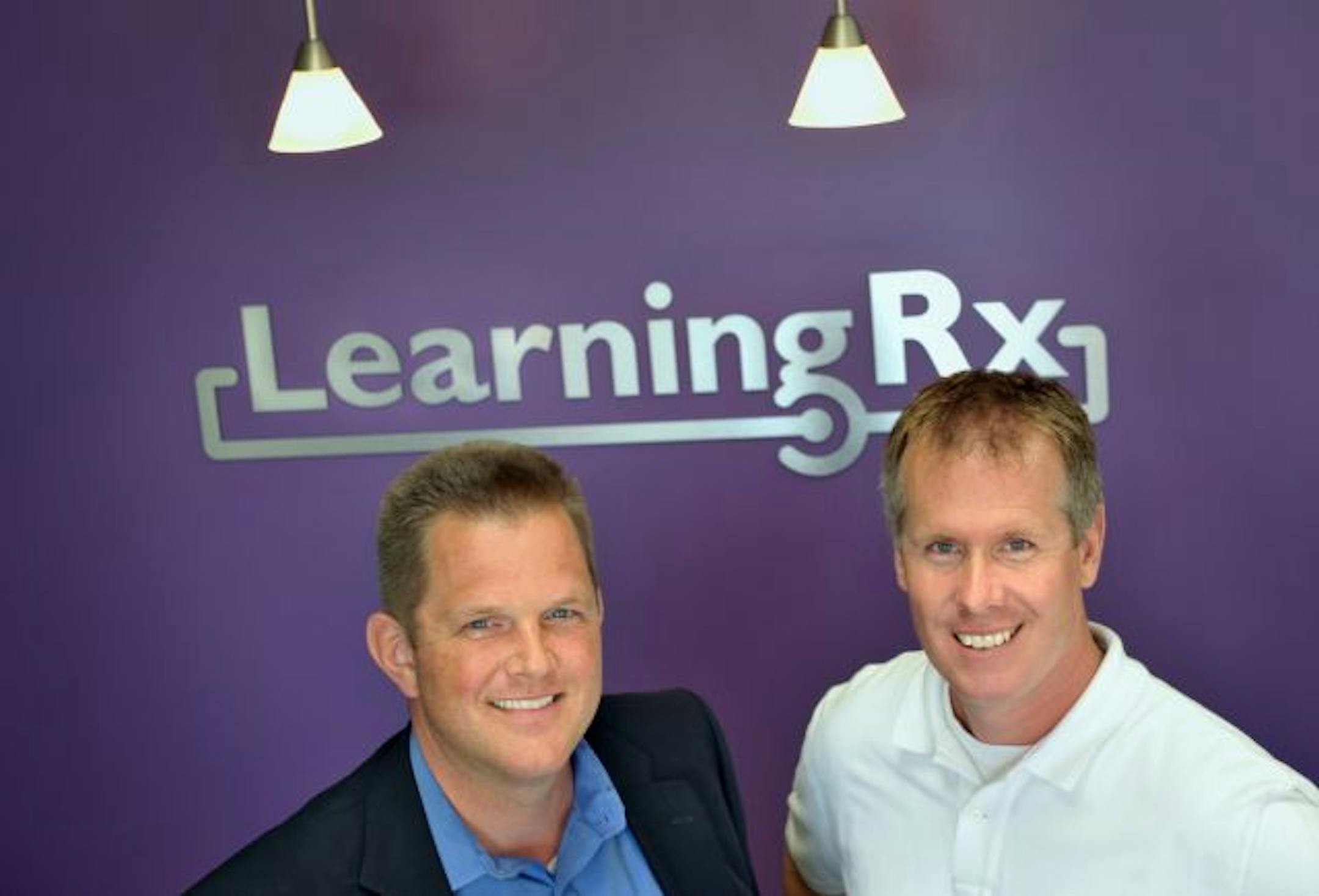 LearningRx executive directors Baird Johnson and Rich Frieder.