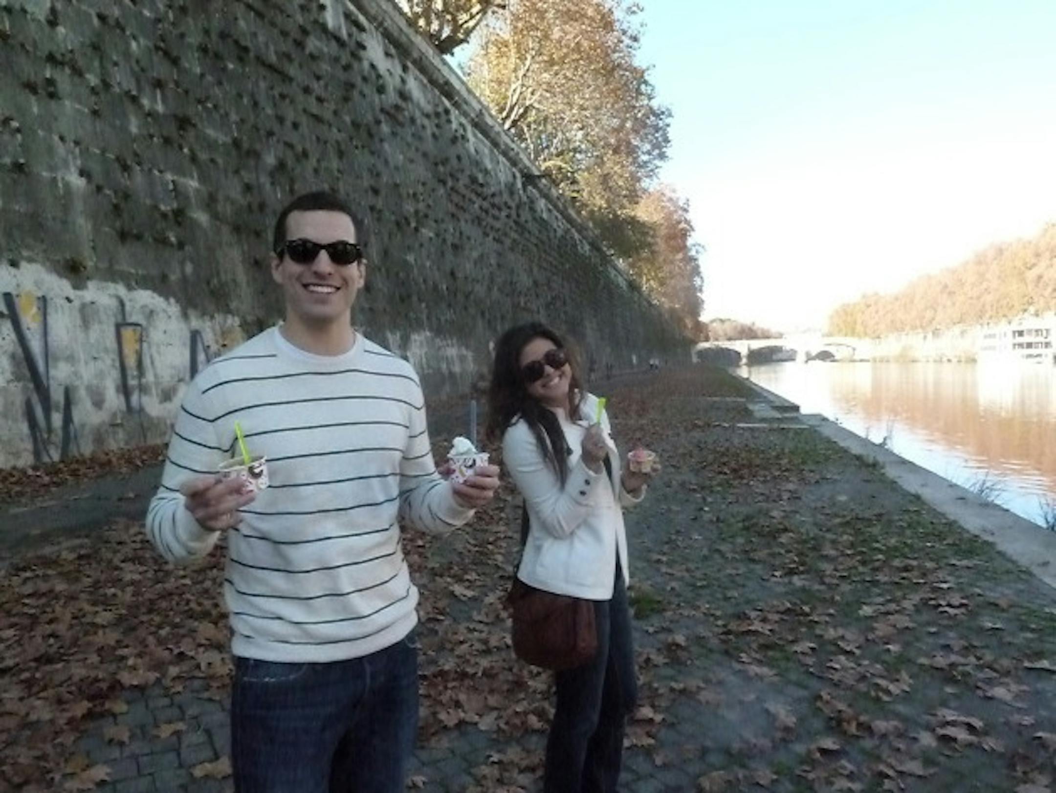 A little stroll and gelato along the river