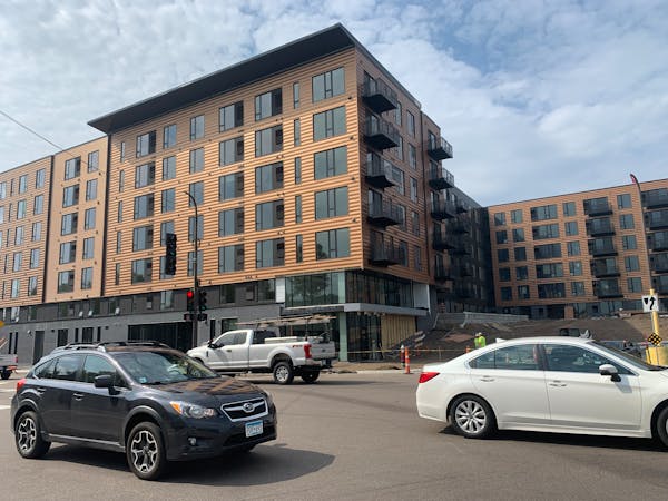 Demand has been strong at the Peregrine, a new apartment building in Minneapolis along the Mississippi River for people who earn 30% to 80% of the are