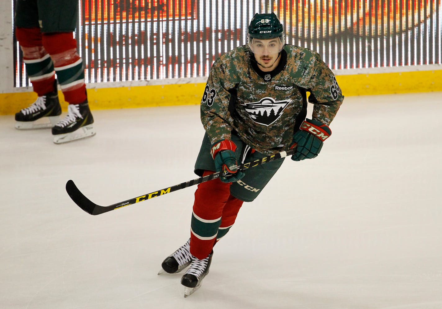 Minnesota Wild right wing Kurtis Gabriel.