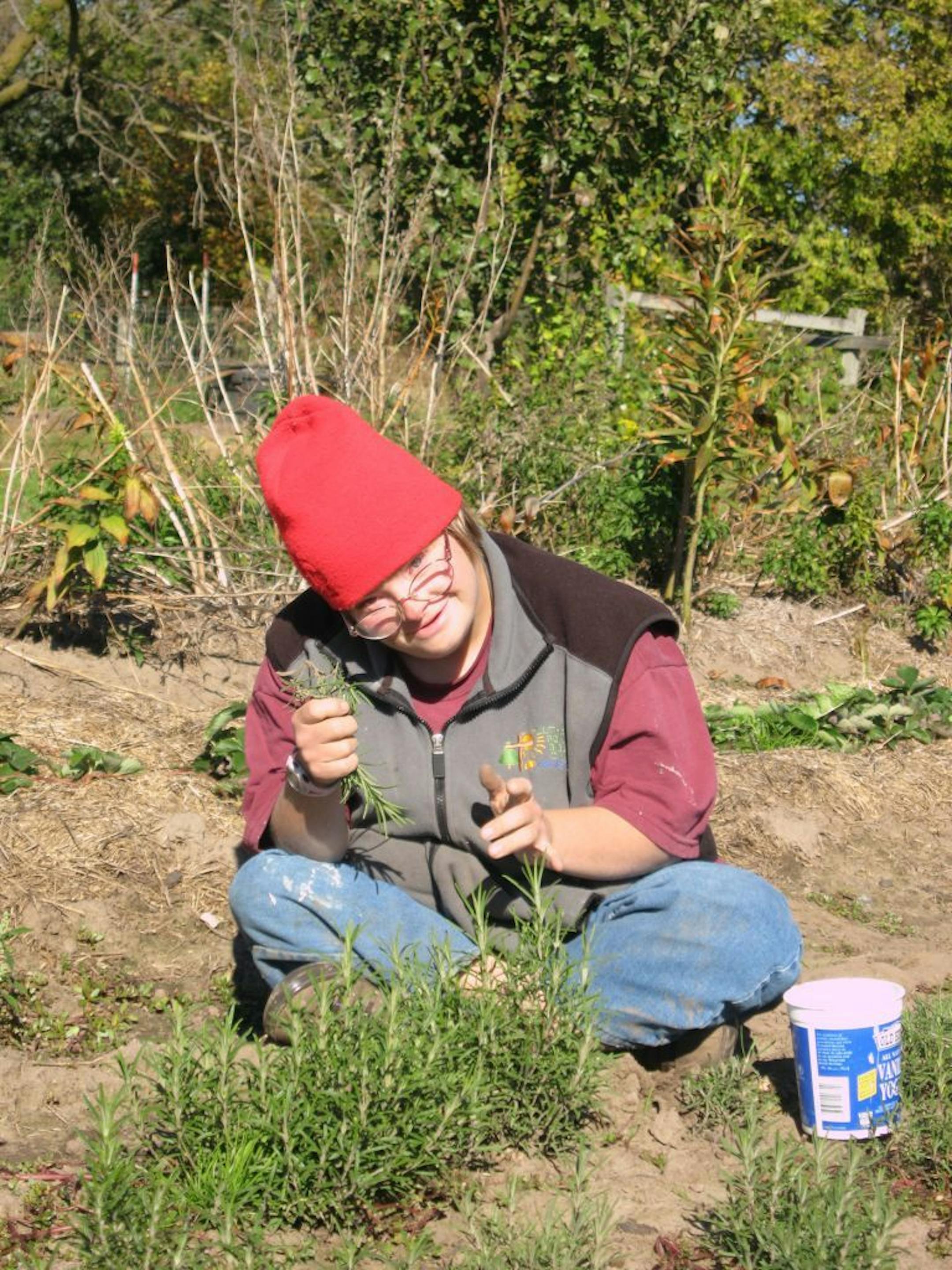Provided photoWorkers at Community Homestead, a 240-acre organic farm and a nonprofit rural community of six homes in Osceola, Wis., in which adults with special needs live in extended-family households.