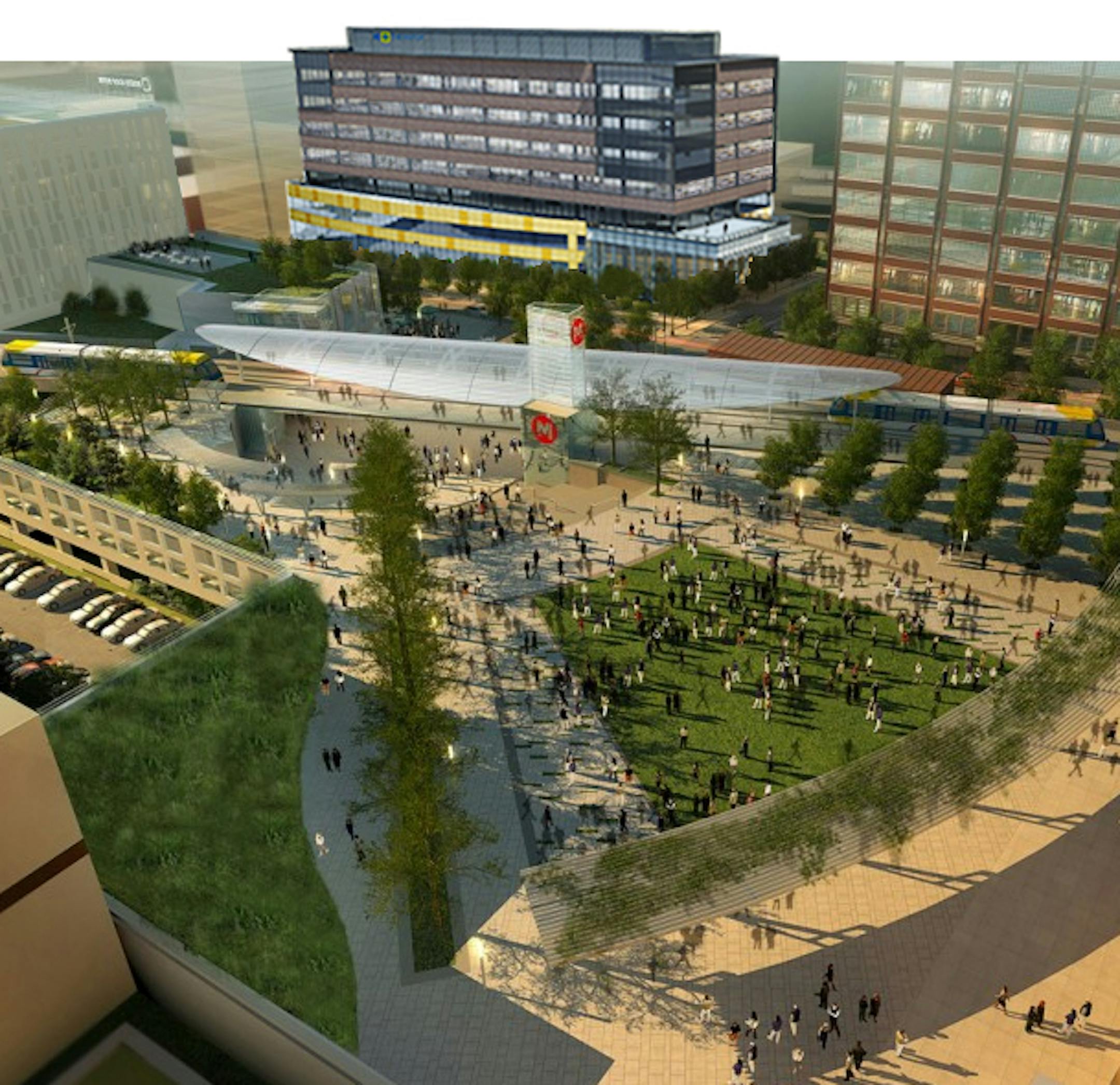 Be the Match's new headquarters near Target Field is nearing completion. The nonprofit starts moving in in November.