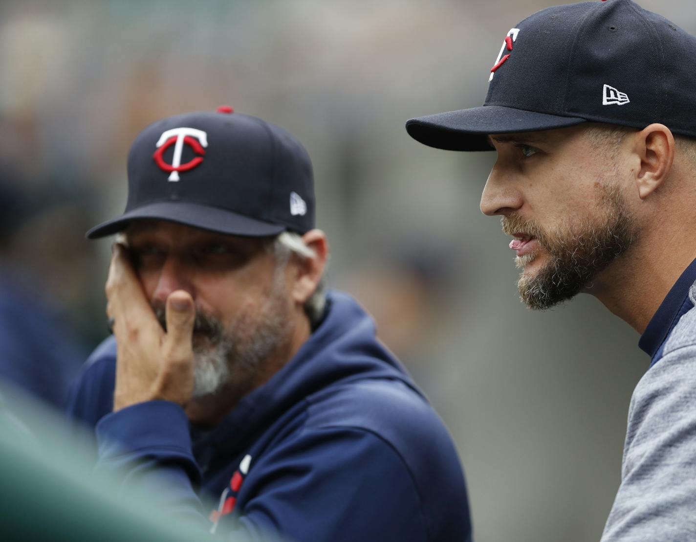 In addition to free agents and a new assistant pitching coach, Twins manager Rocco Baldelli also needs to find a replacement for bench coach Derek Shelton (left), who is now manager of the Pittsburgh Pirates.