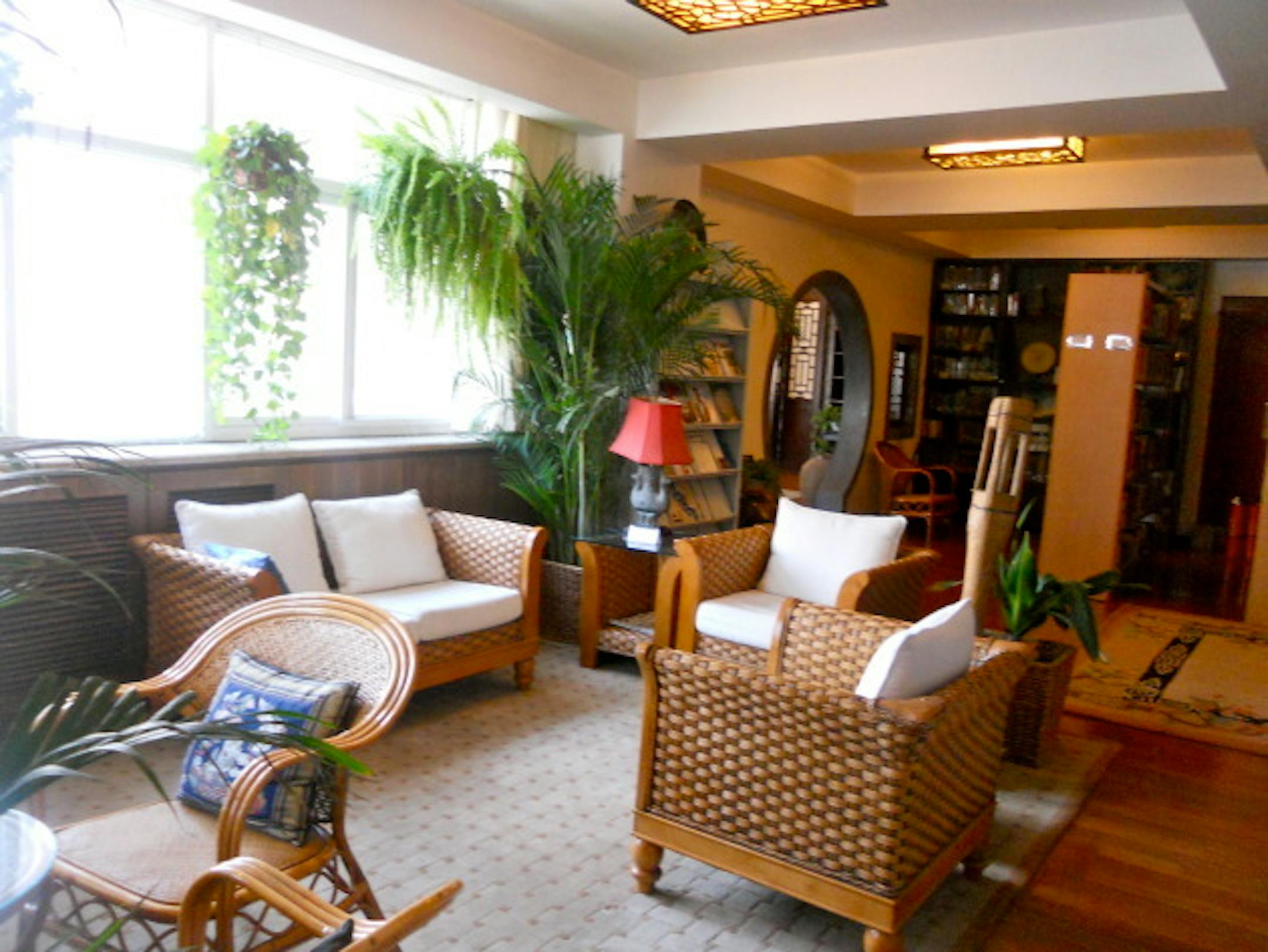 If I have to do homework, I might as well do it in a soothing environment.