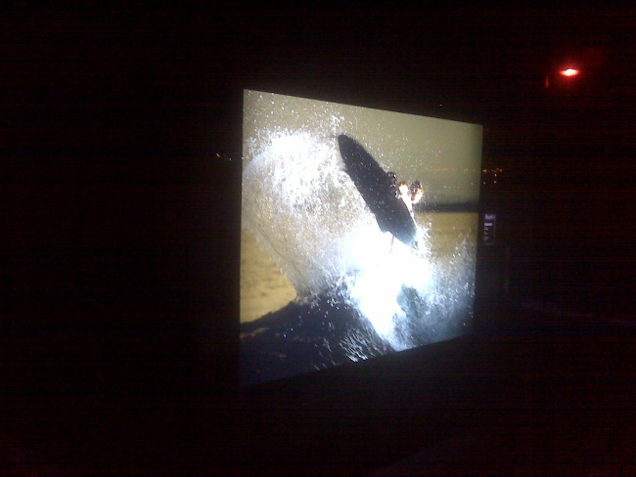 Art installation on Stone Arch bridge