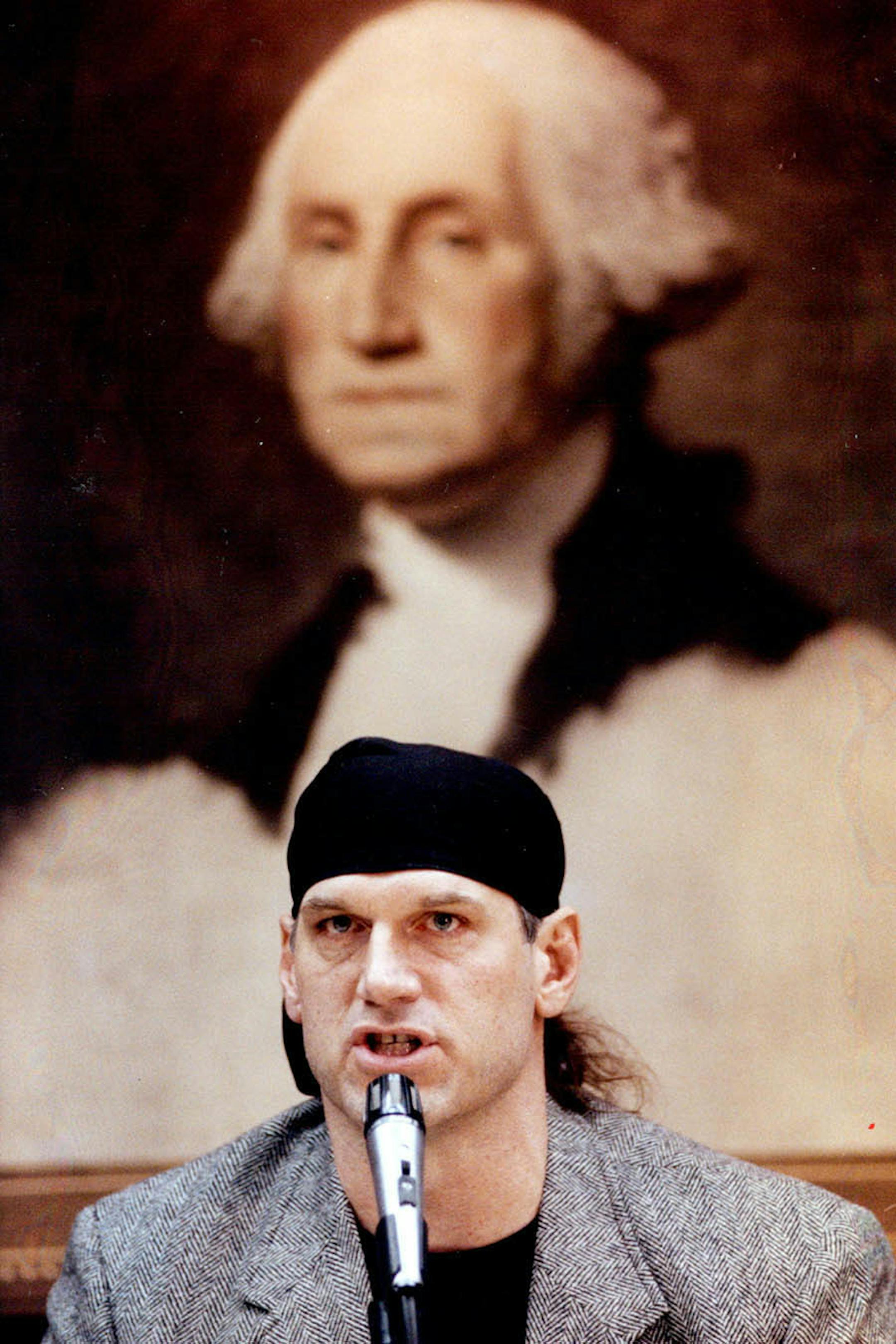 February 3, 1991 Jesse Ventura is the center of attention in a new ring.