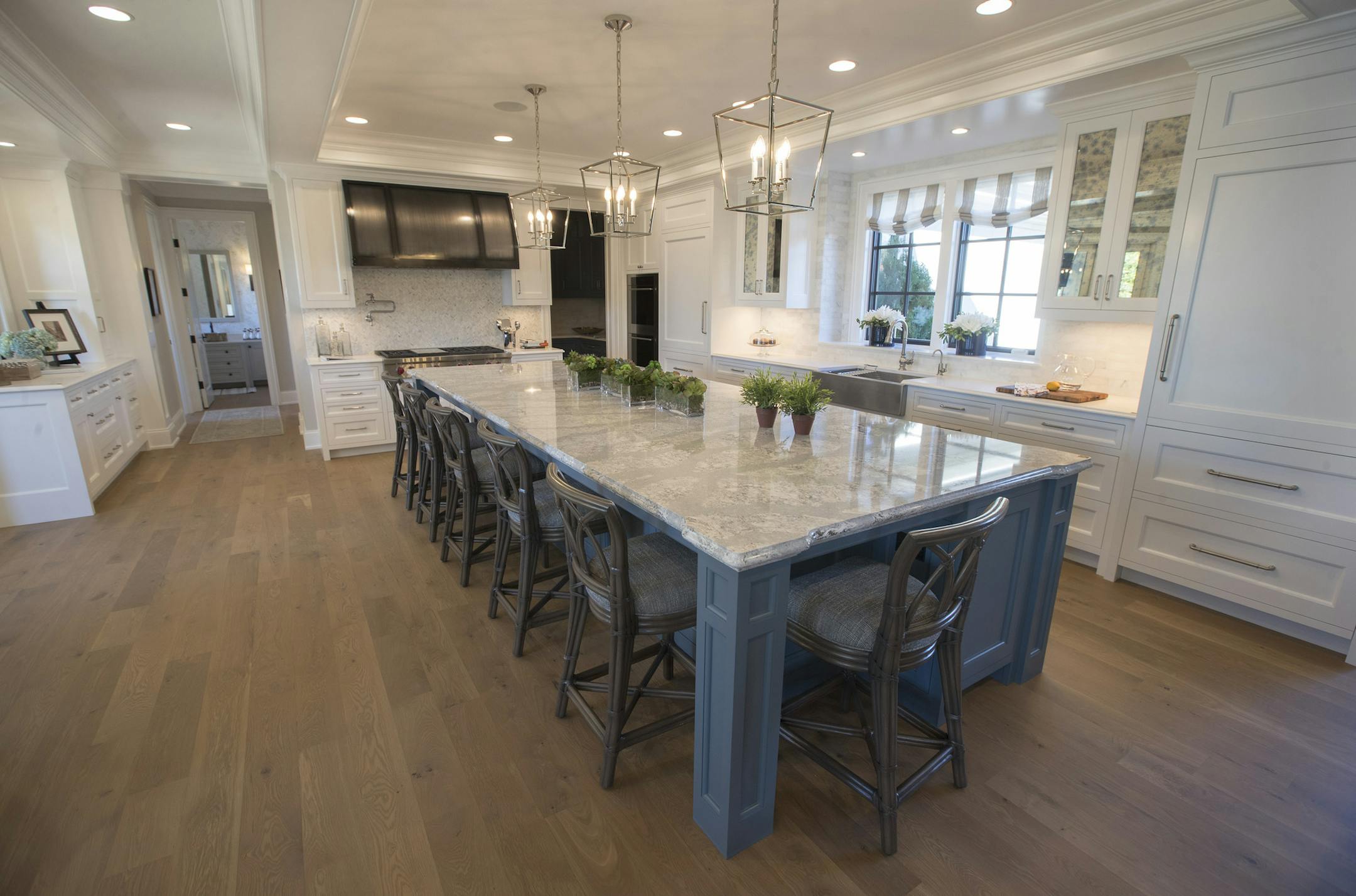 Unveiling this year's designer showcase, a huge French-stye mansion on Lake Minnetonka Monday October 16,2017 in Orono, MN. ] JERRY HOLT ï jerry.holt@startribune.com