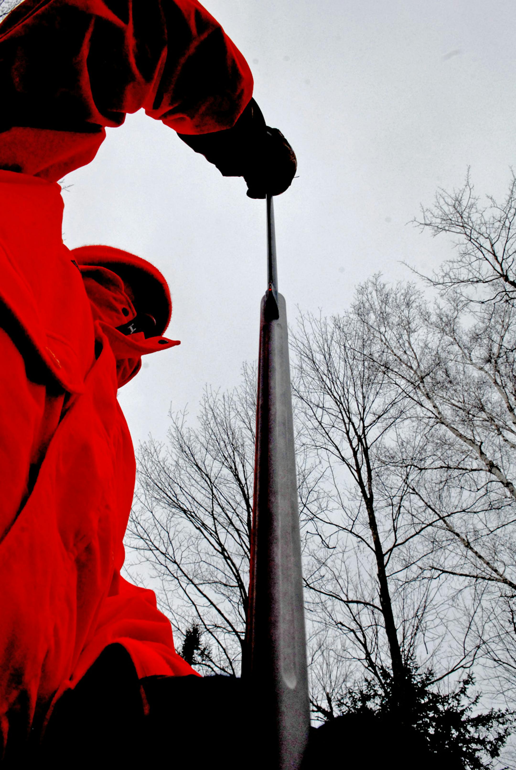 Hunters using muzzleloaders use ramrods to push bullets down the barrel, packing them onto black powder or a black powder substitute.