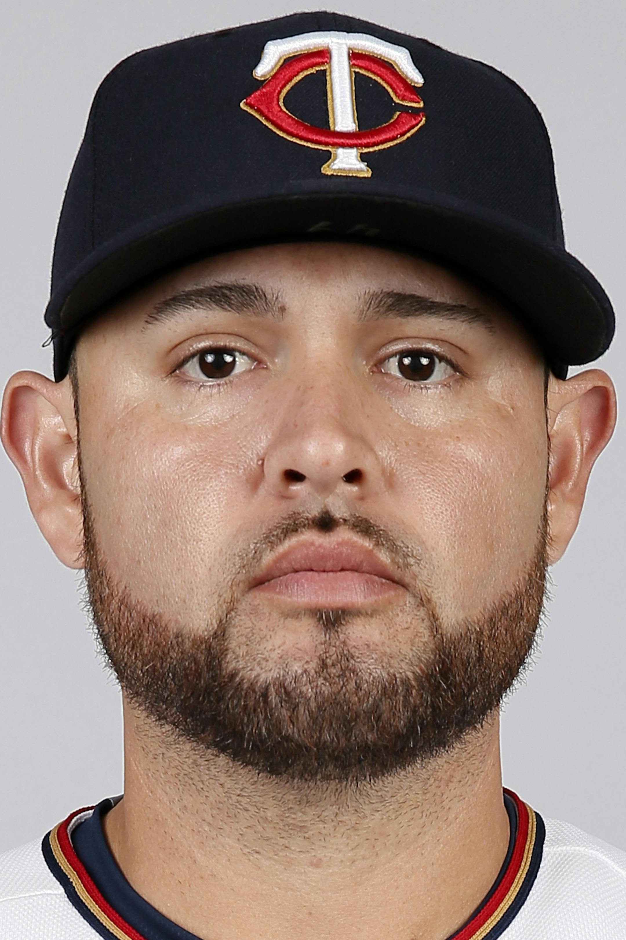 This is a 2015 photo of Ricky Nolasco of the Minnesota Twins baseball team. This image reflects the Twins active roster as of Tuesday March 3, 2015, when this image was taken. (AP Photo/Tony Gutierrez) ORG XMIT: FLTG281