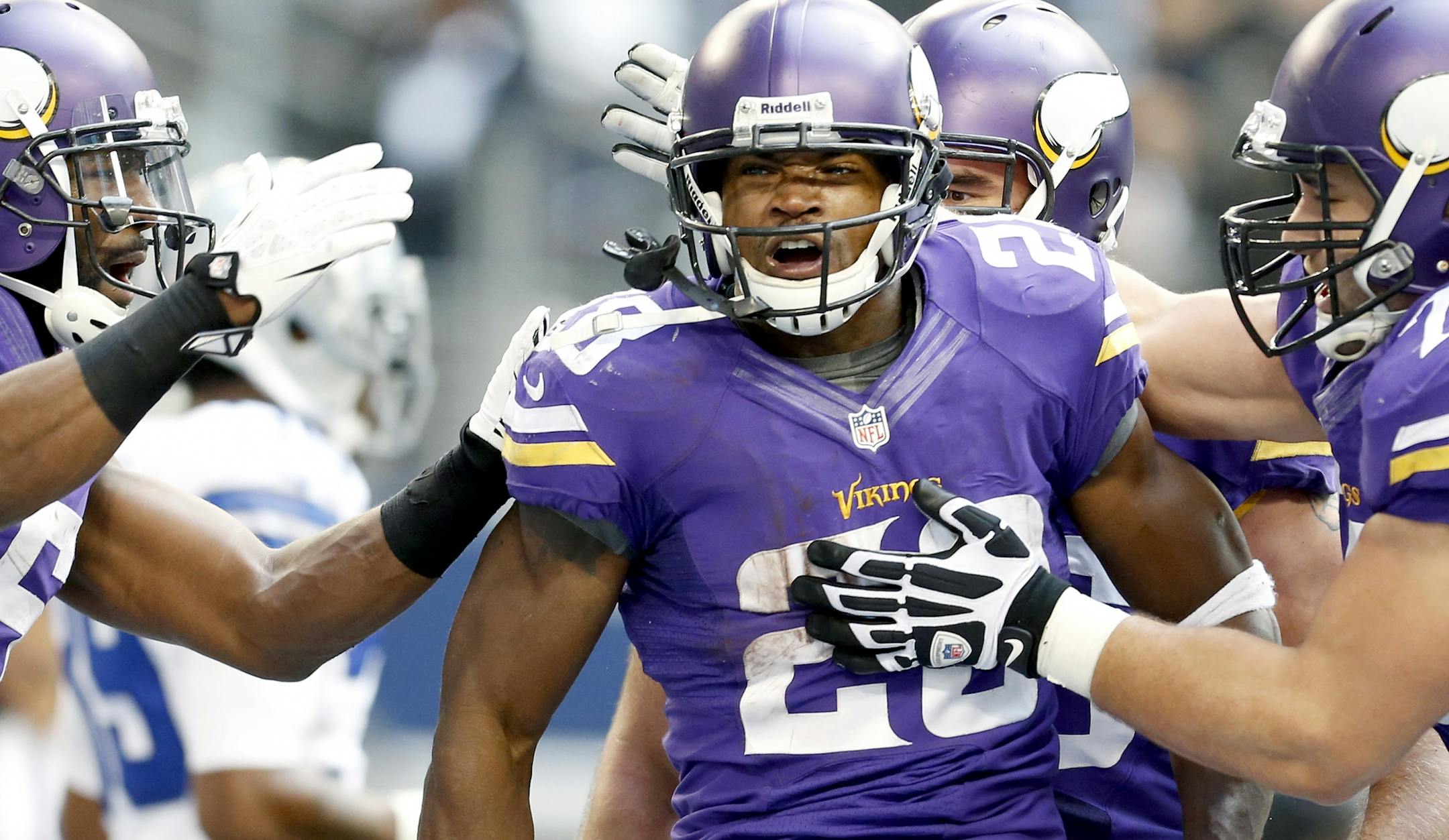 Minnesota Vikings running back Adrian Peterson