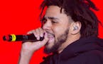 Artist J. Cole performs at the 2016 The Meadows Music and Arts Festivals at Citi Field on Saturday, Oct. 1, 2016, in Flushing, New York. (Photo by Sco
