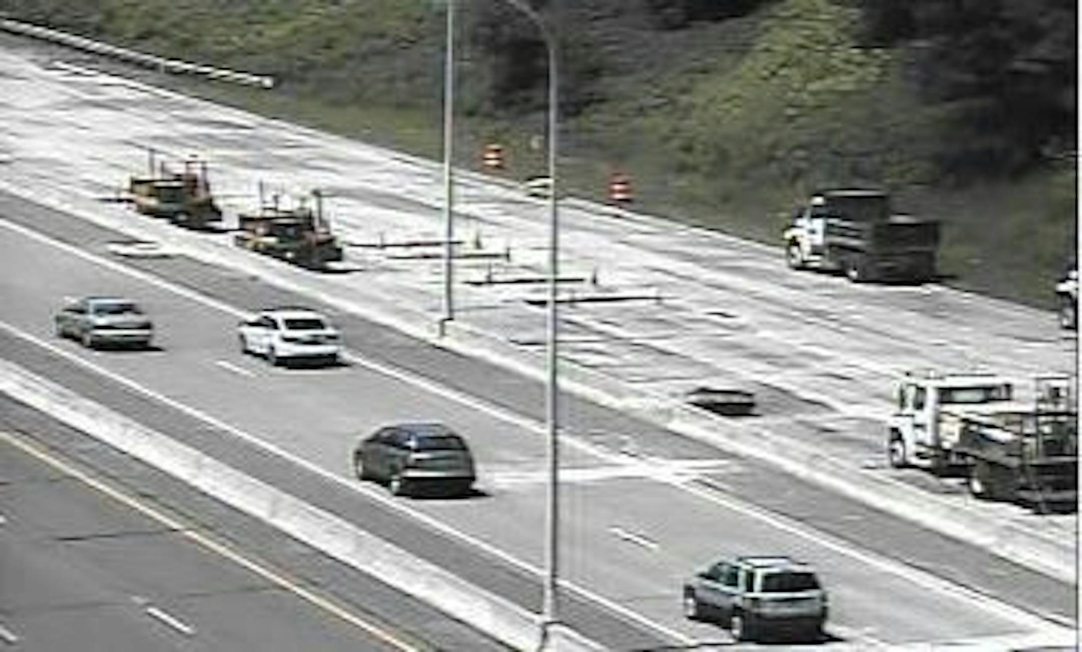 Afternoon traffic on I-394 westbound was light, but the evening commute could be a different story because of road works.