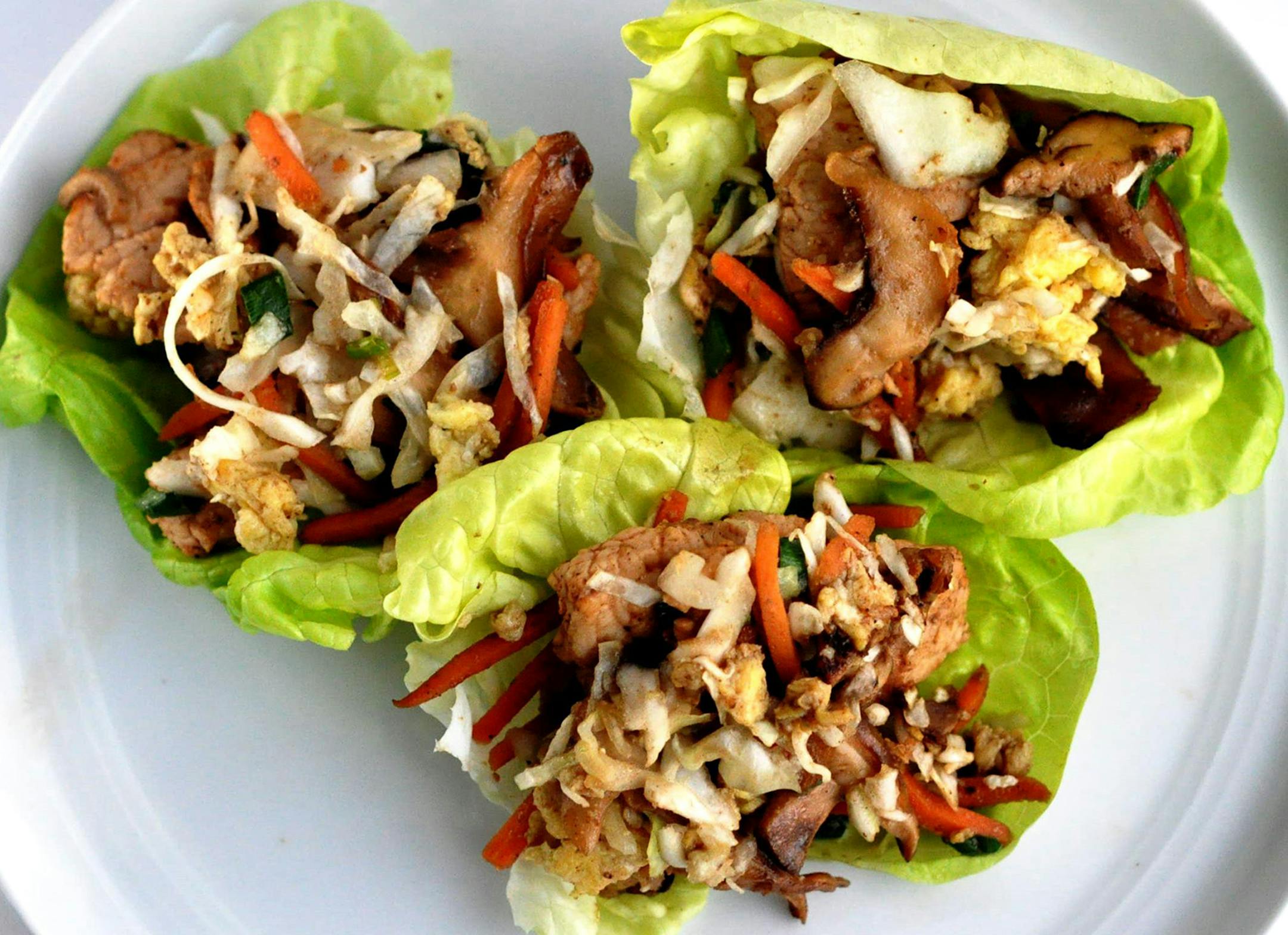 Easy Moo Shu Pork for a healthy family dinner.