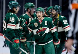 Jared Spurgeon returned to the Wild lineup on Thursday night.