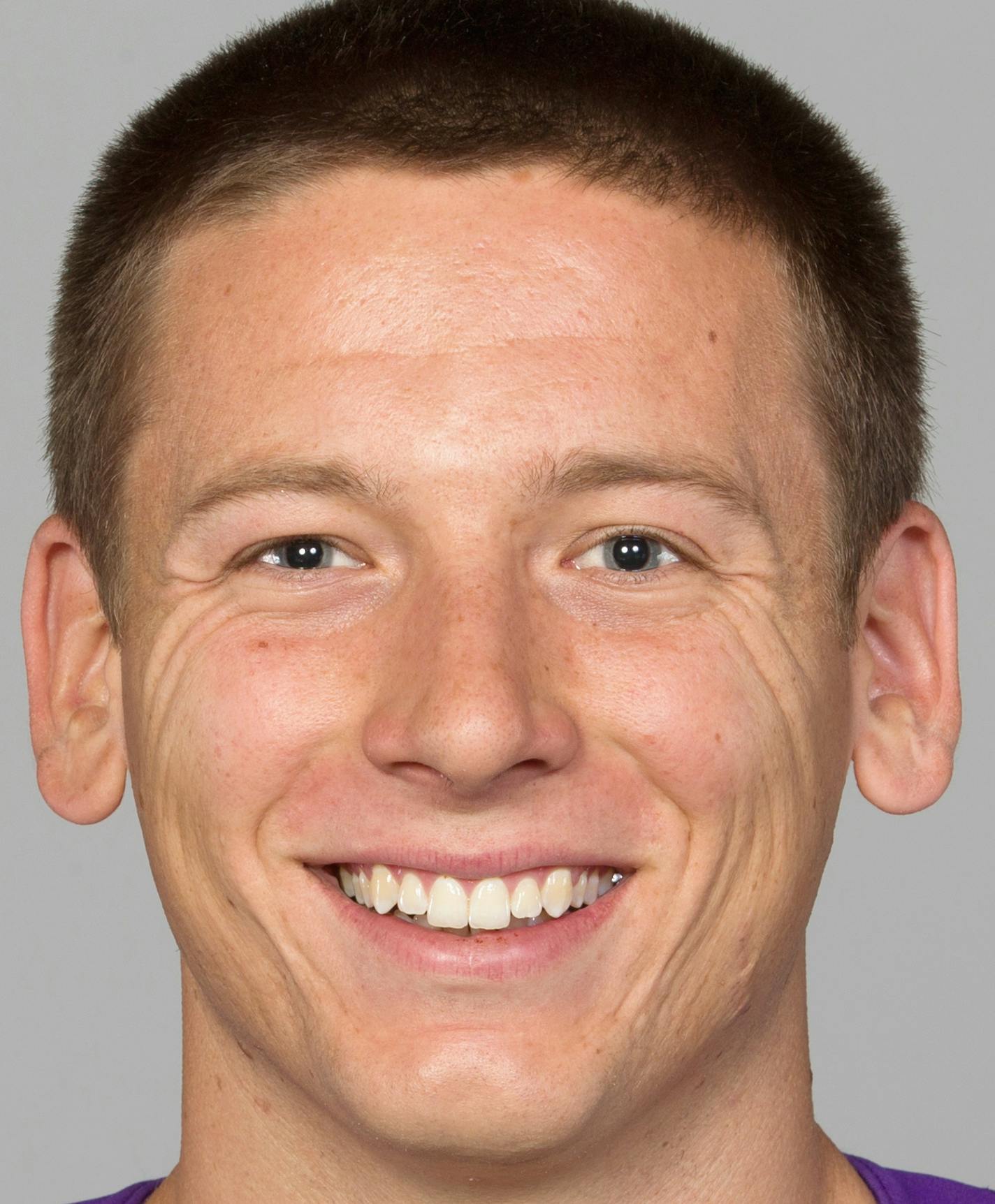 This is a 2013 photo of Jeff Locke of the Minnesota Vikings NFL football team. This image reflects the Minnesota Vikings active roster as of Thursday, May 2, 2013 when this image was taken. (AP Photo) ORG XMIT: NFLHS13