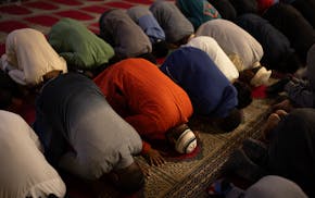 Men said the Magrib, or evening prayers, before eating a proper dinner to end their first day of fasting. The breaking of the fast at the end of the f