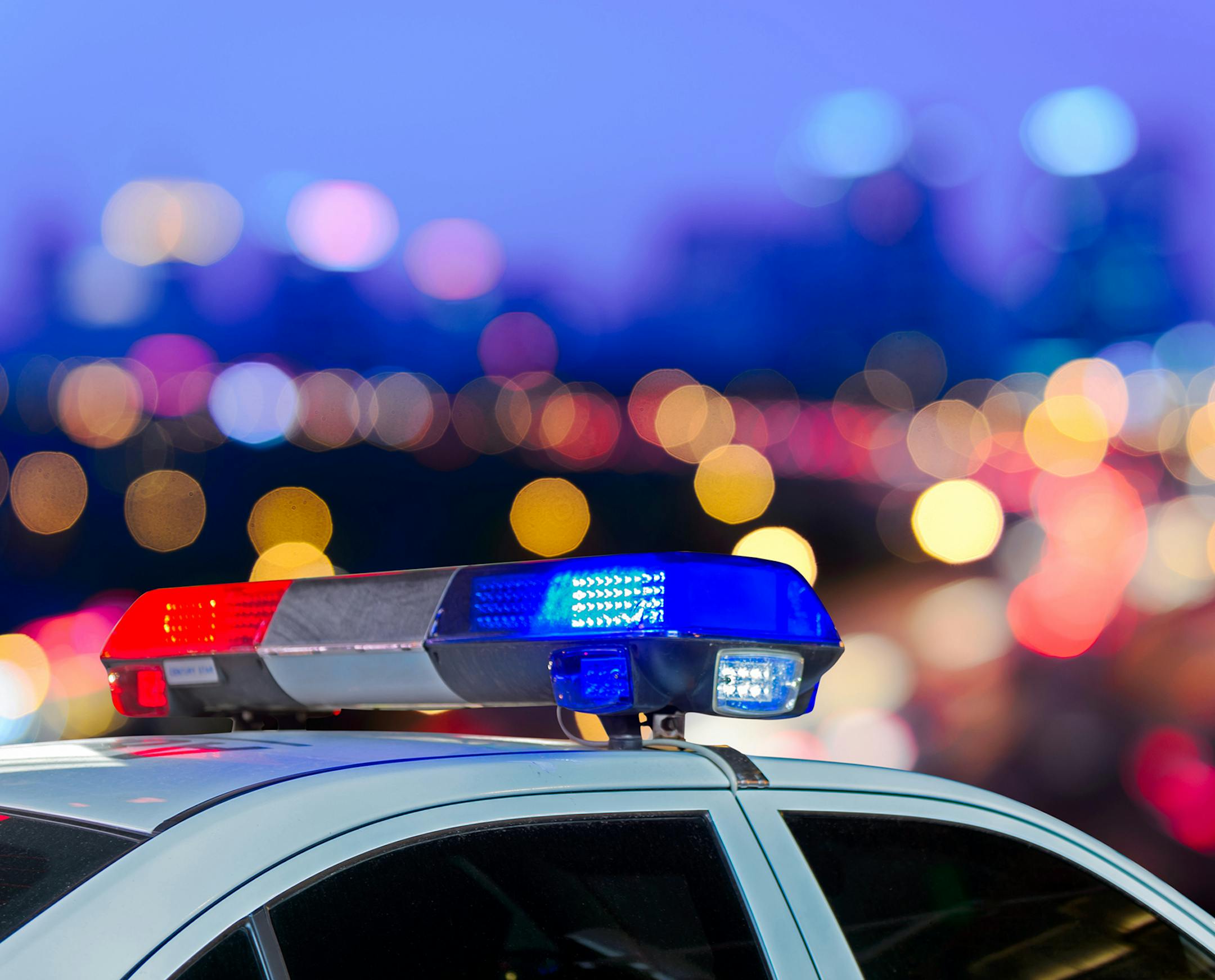 iStockphoto.com
Police lights by night