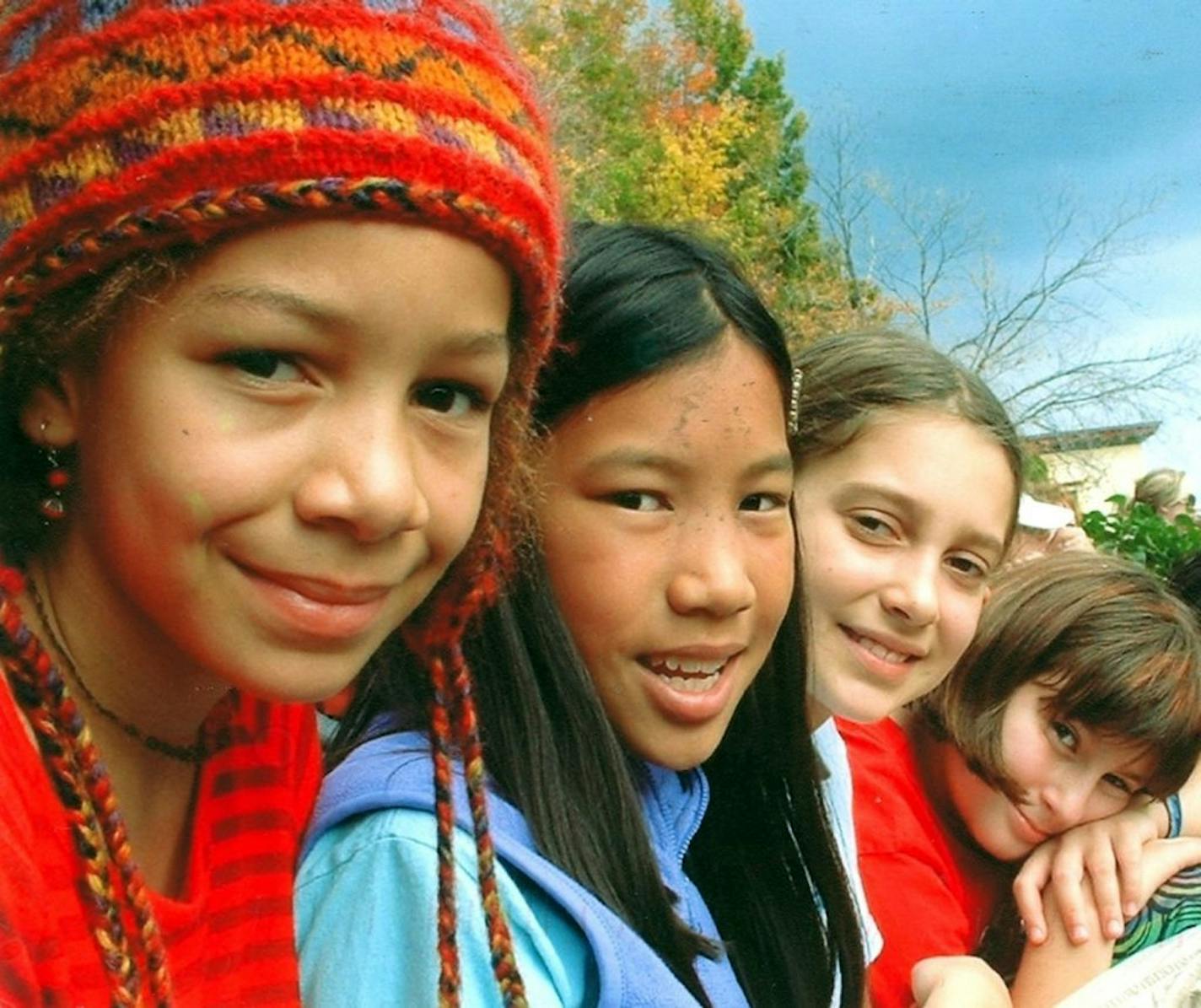 From PBS show "SciGirls." Minneapolis girls (from left) Laci, Norah, Clarasophia and Anna.