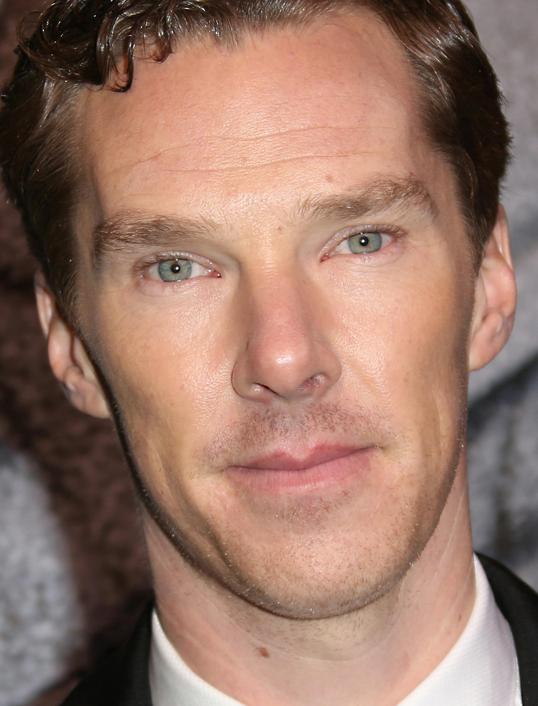 FILE - In this Monday, Dec. 1, 2014 file photo, actor Benedict Cumberbatch poses for photographers upon his arrival at the world premiere of the film The Hobbit, The Battle of the Five Armies in London. Benedict Cumberbatch says he was an "idiot" to refer to non-white actors as "colored." In a statement Monday Jan. 26, 2015 Cumberbatch apologized for his "thoughtless use of inappropriate language." (Photo by Joel Ryan/Invision/AP, File)